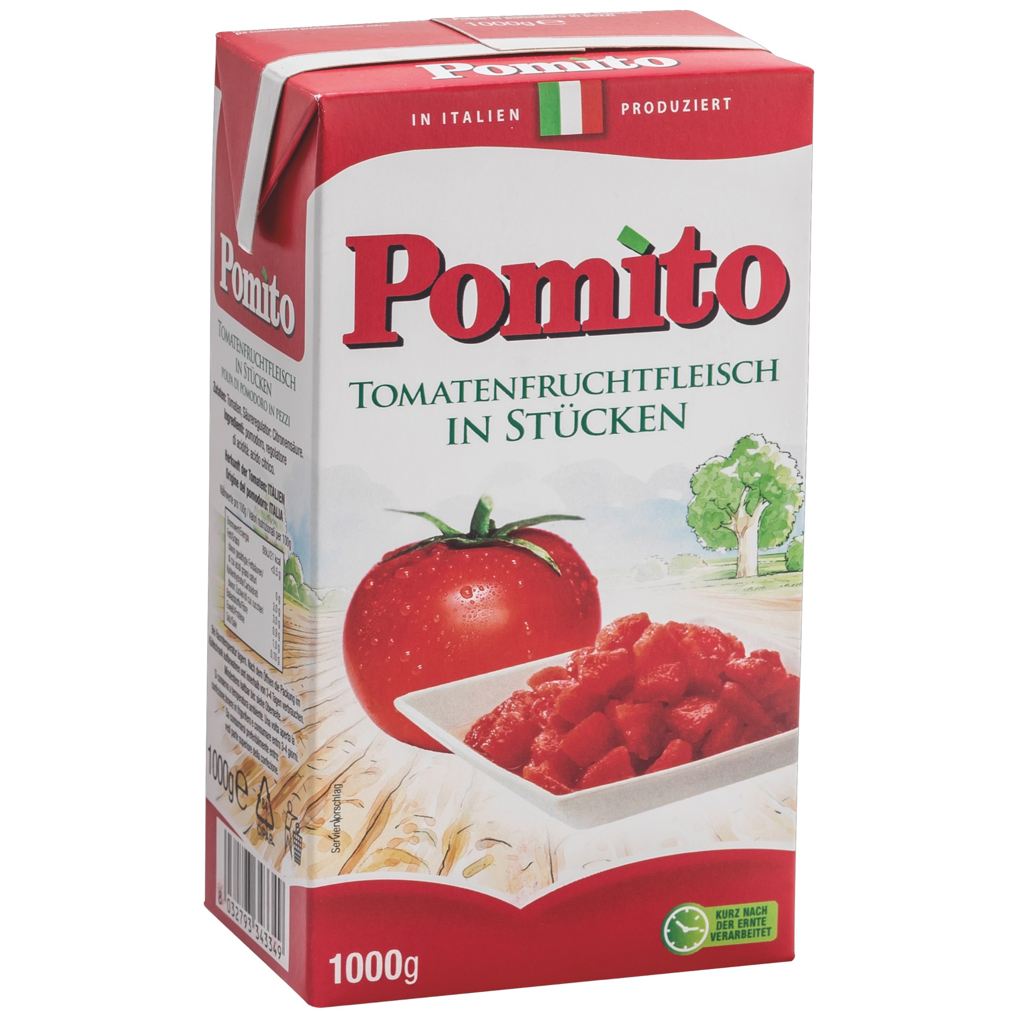 Pomito paradajky krájané 1kg