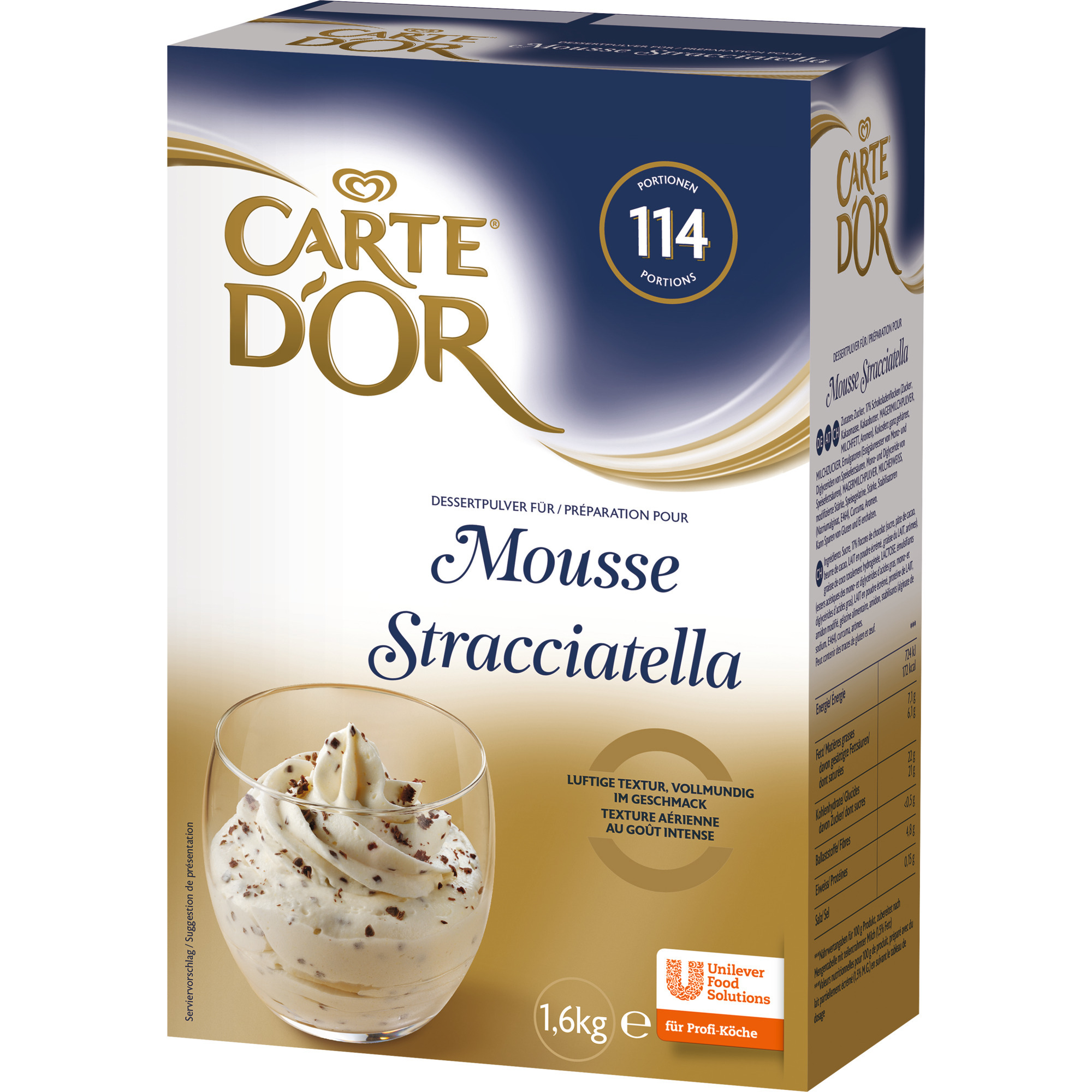 Carte d'or Mousse Stracciatella 1,6kg