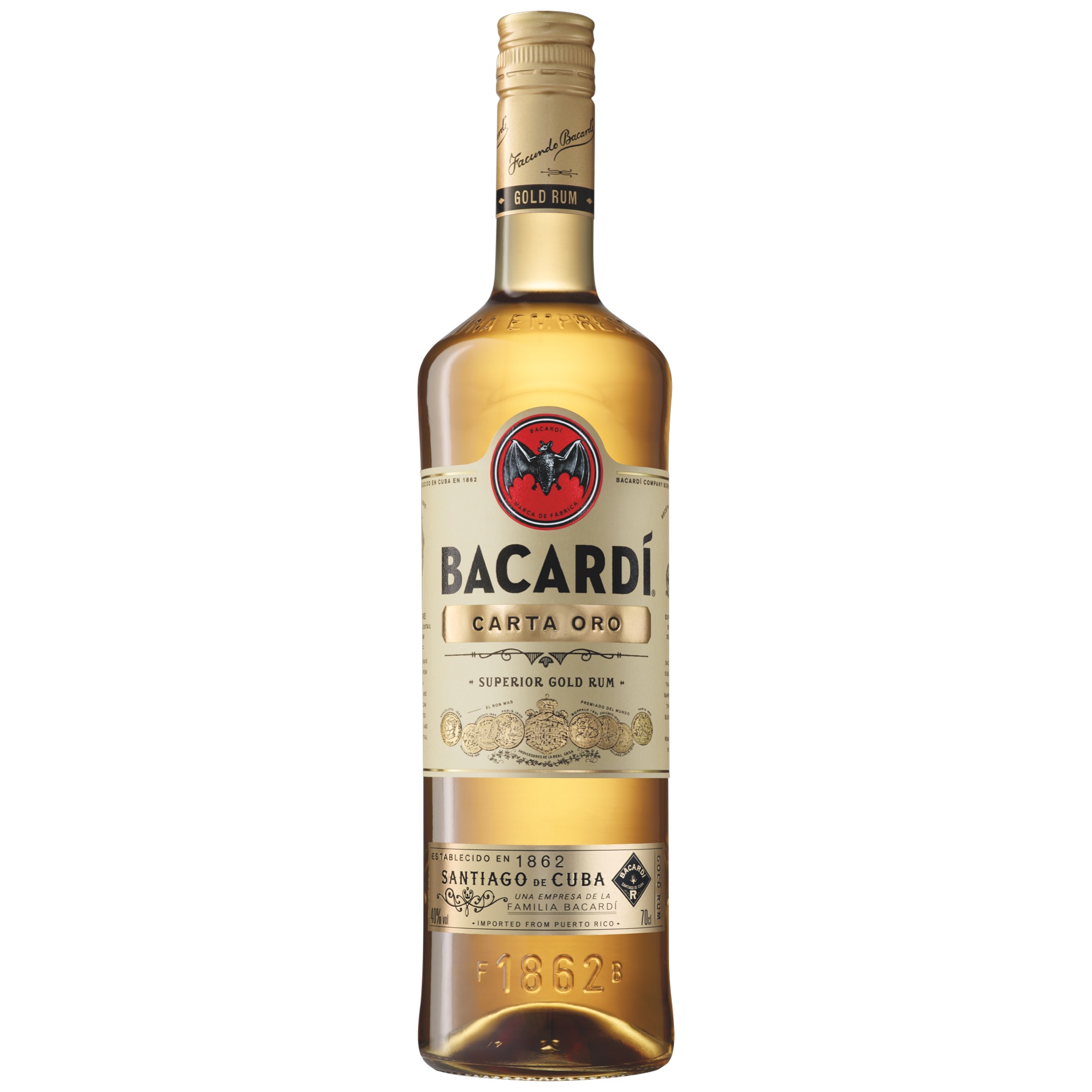Bacardi 0,7l, Carta Oro