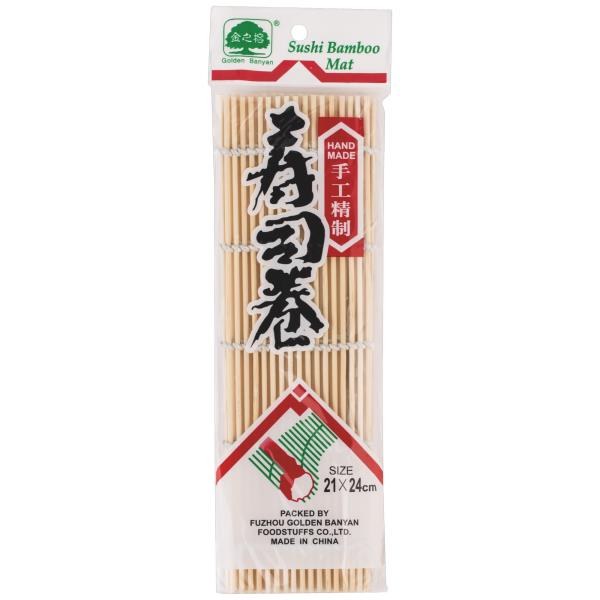 Bambus.podložka na suši prír. 21x24cm 1ks