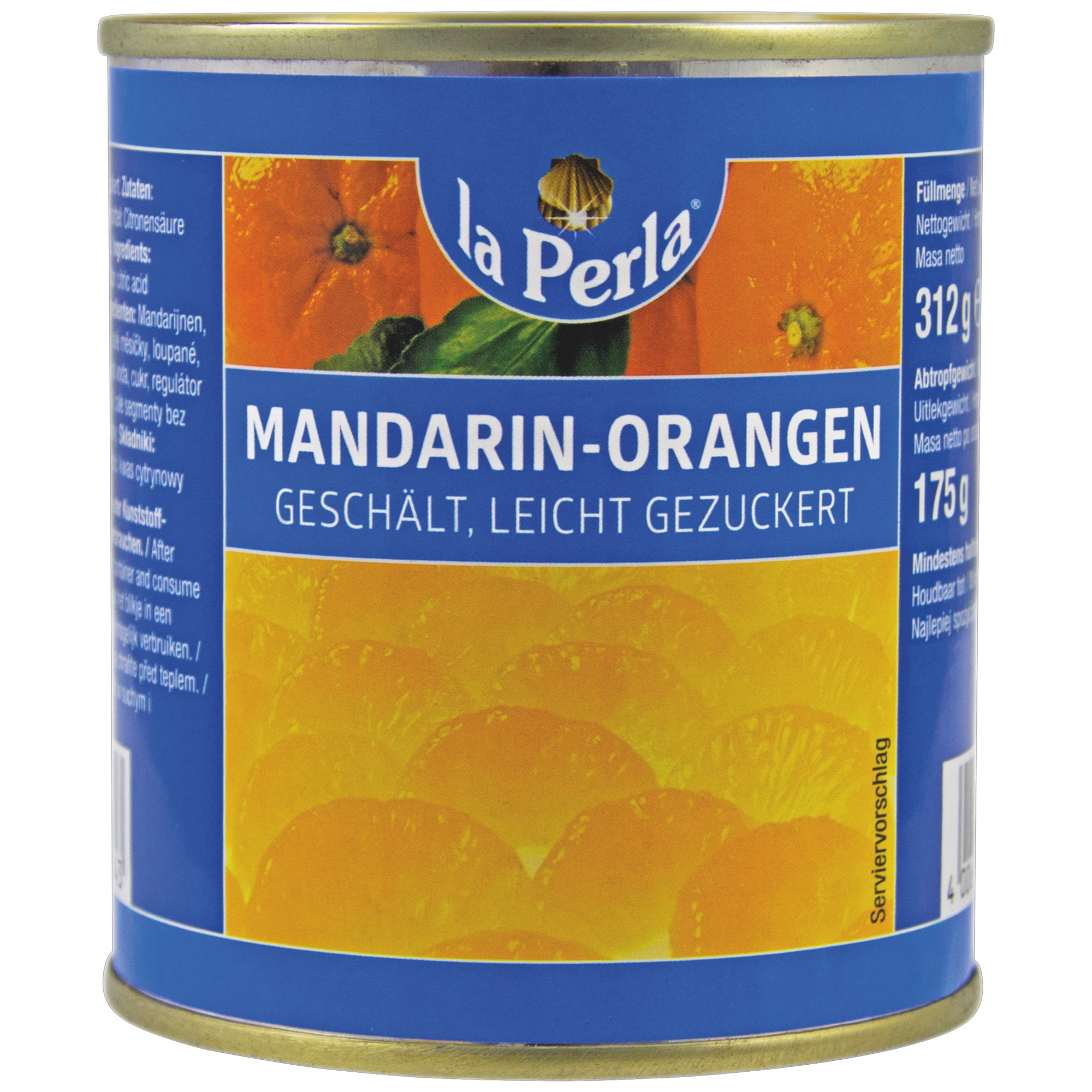 La Perla mandarínky mierne slad. 314ml