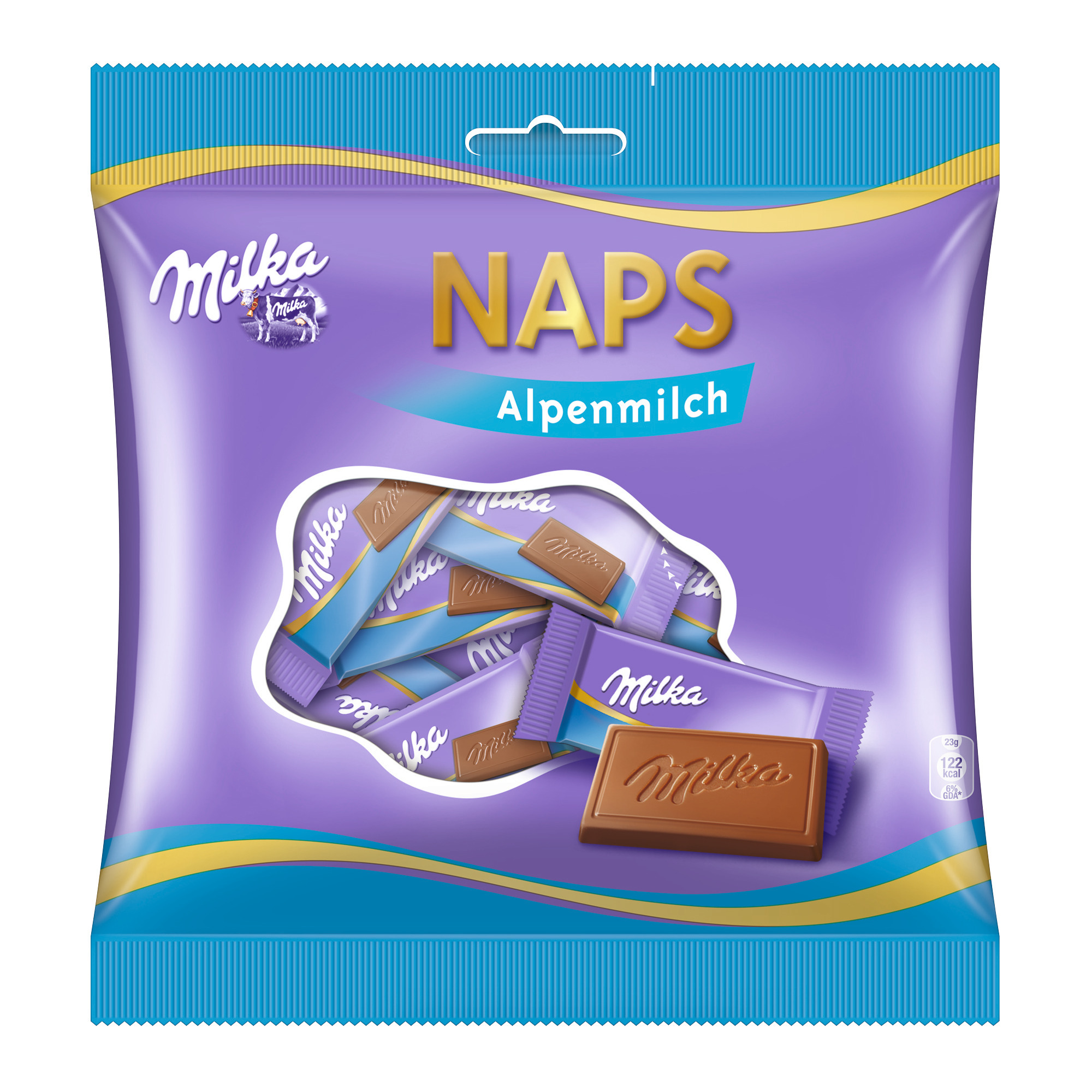 Milka Naps vrecko 119g, Alpenmilch