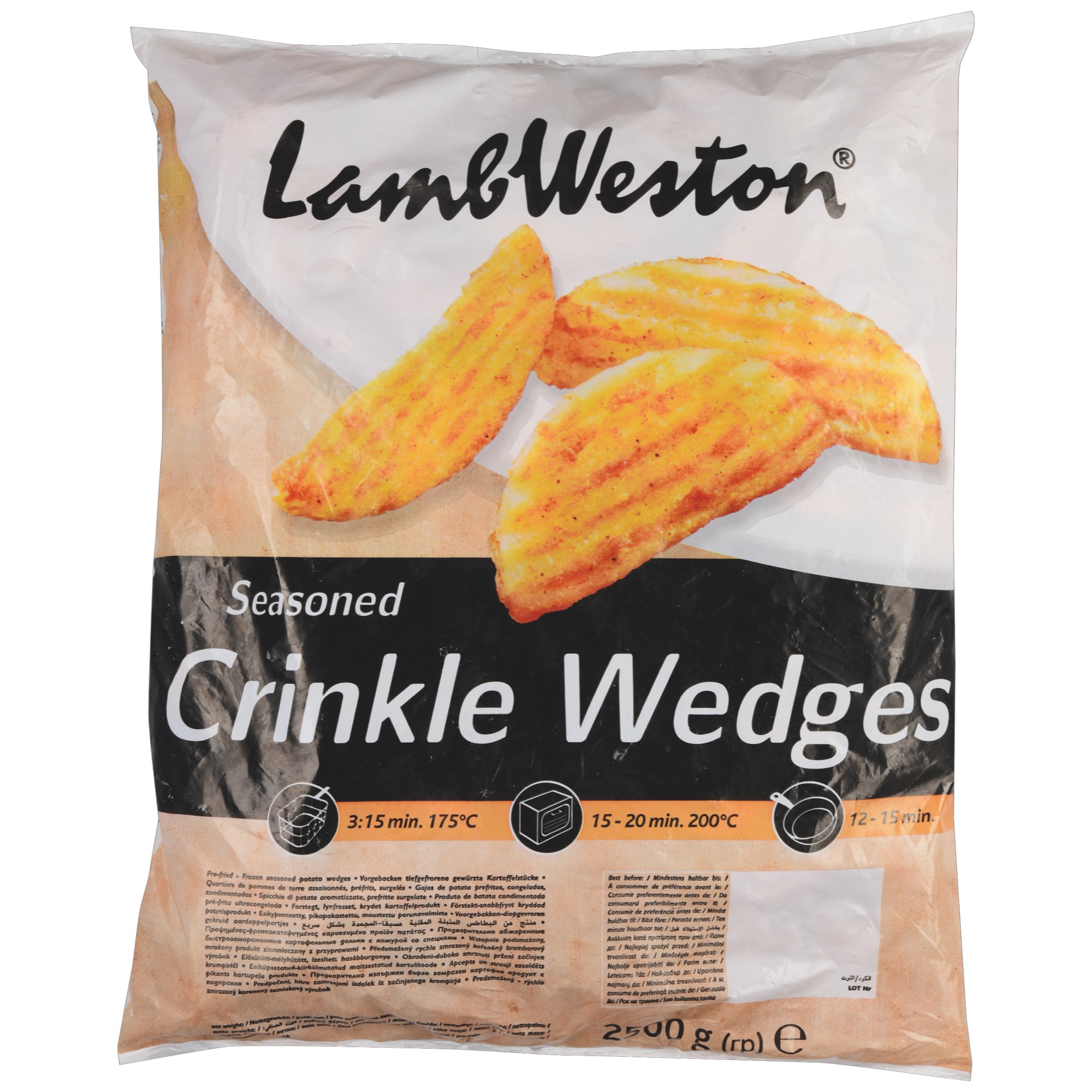 LambWeston Crinkle Wedges koren.mr.2,5kg