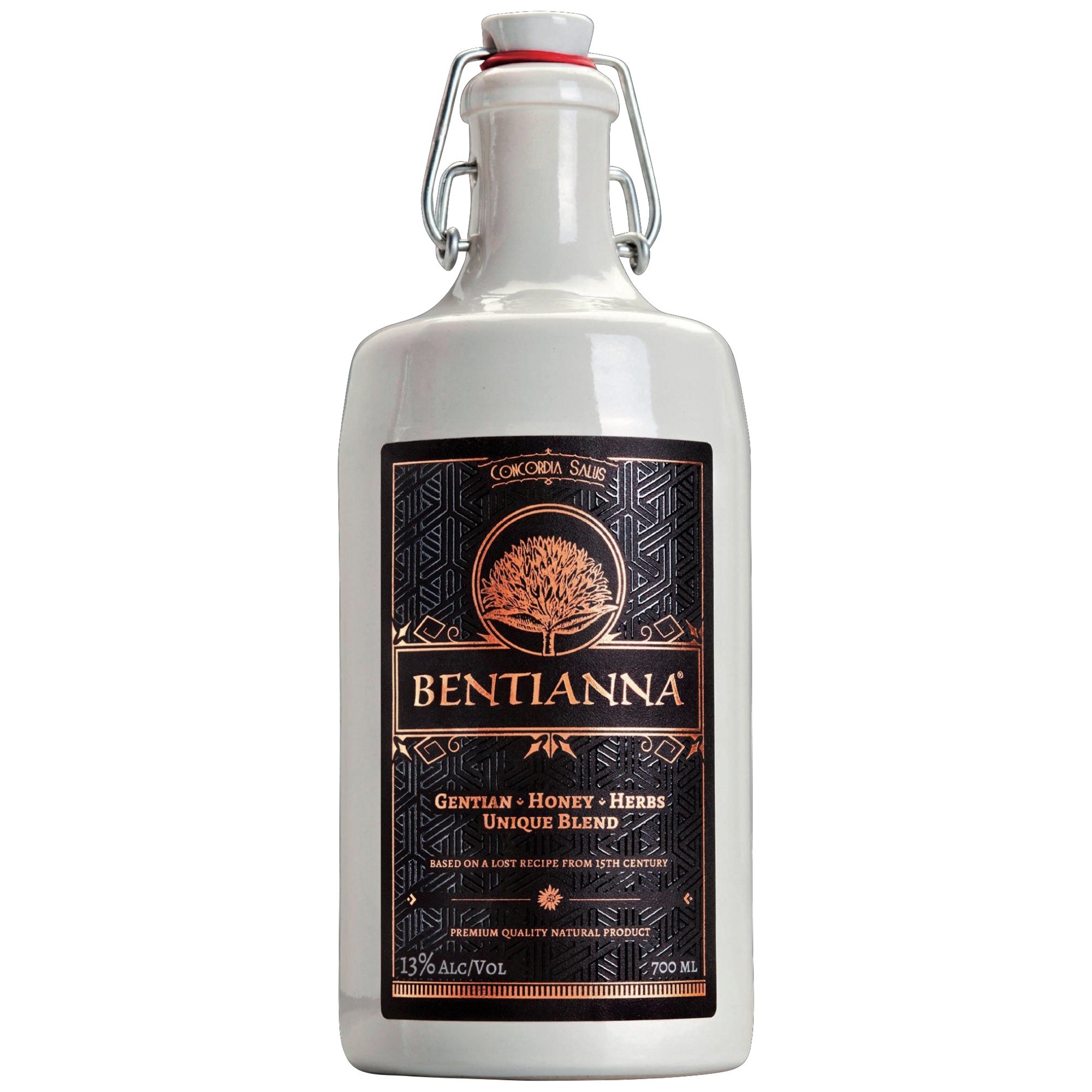 Bentianna Gentian Honey Herbs 0,7l