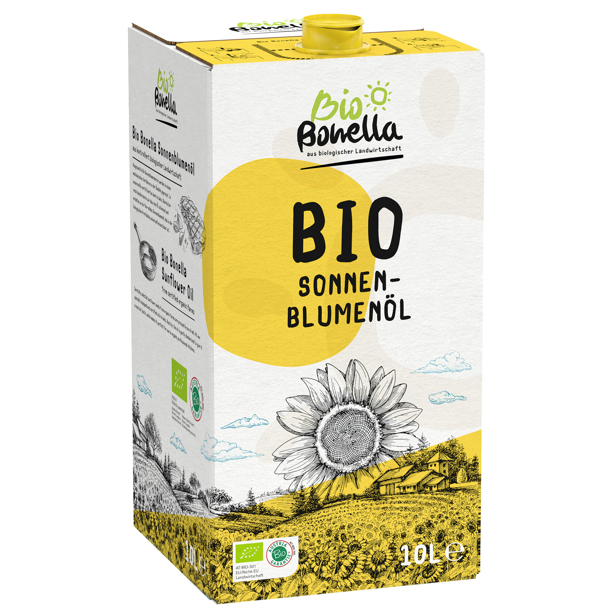 Bonella Bio slnečnicový olej 10L