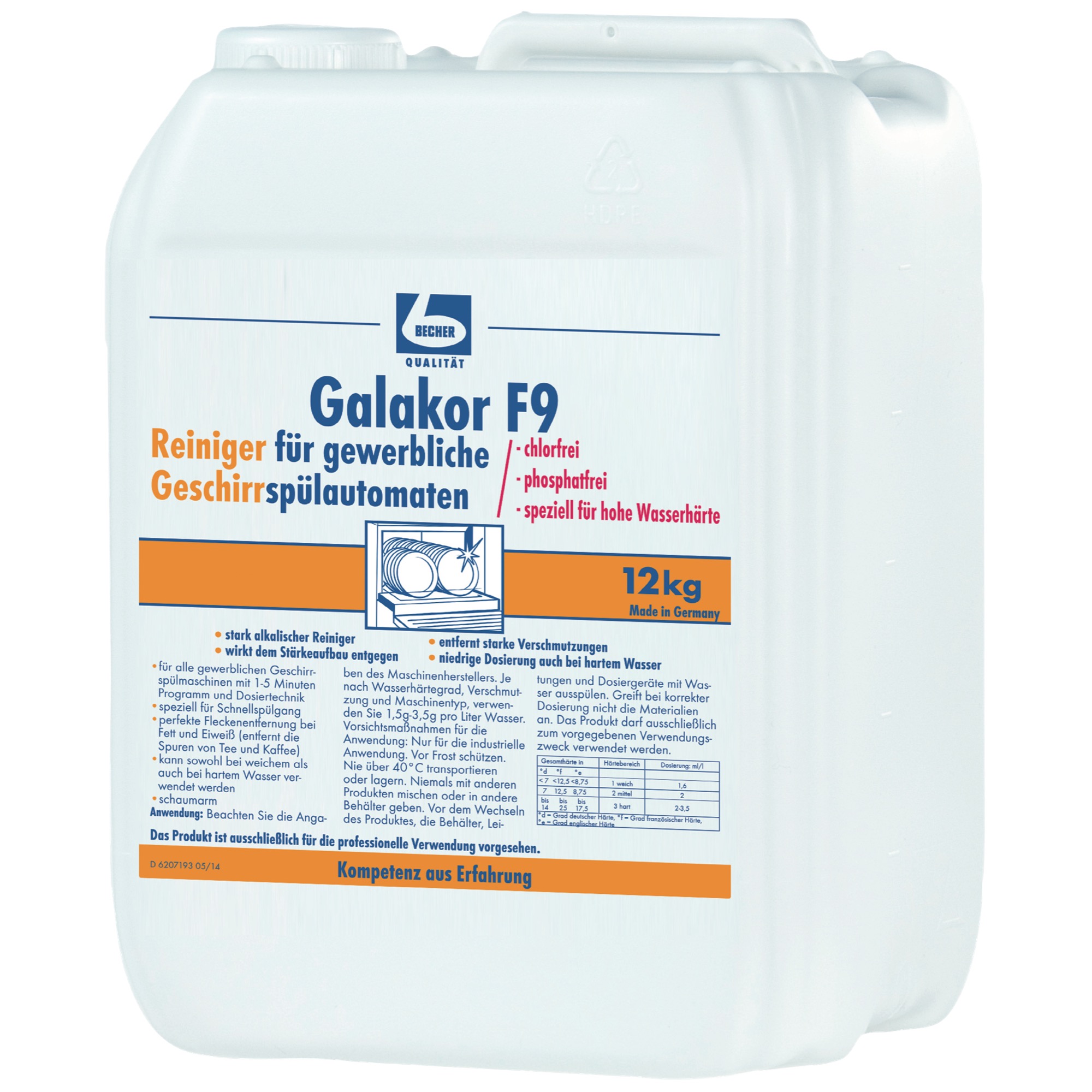 Becher Galakor F9 tekutý čistič 12kg