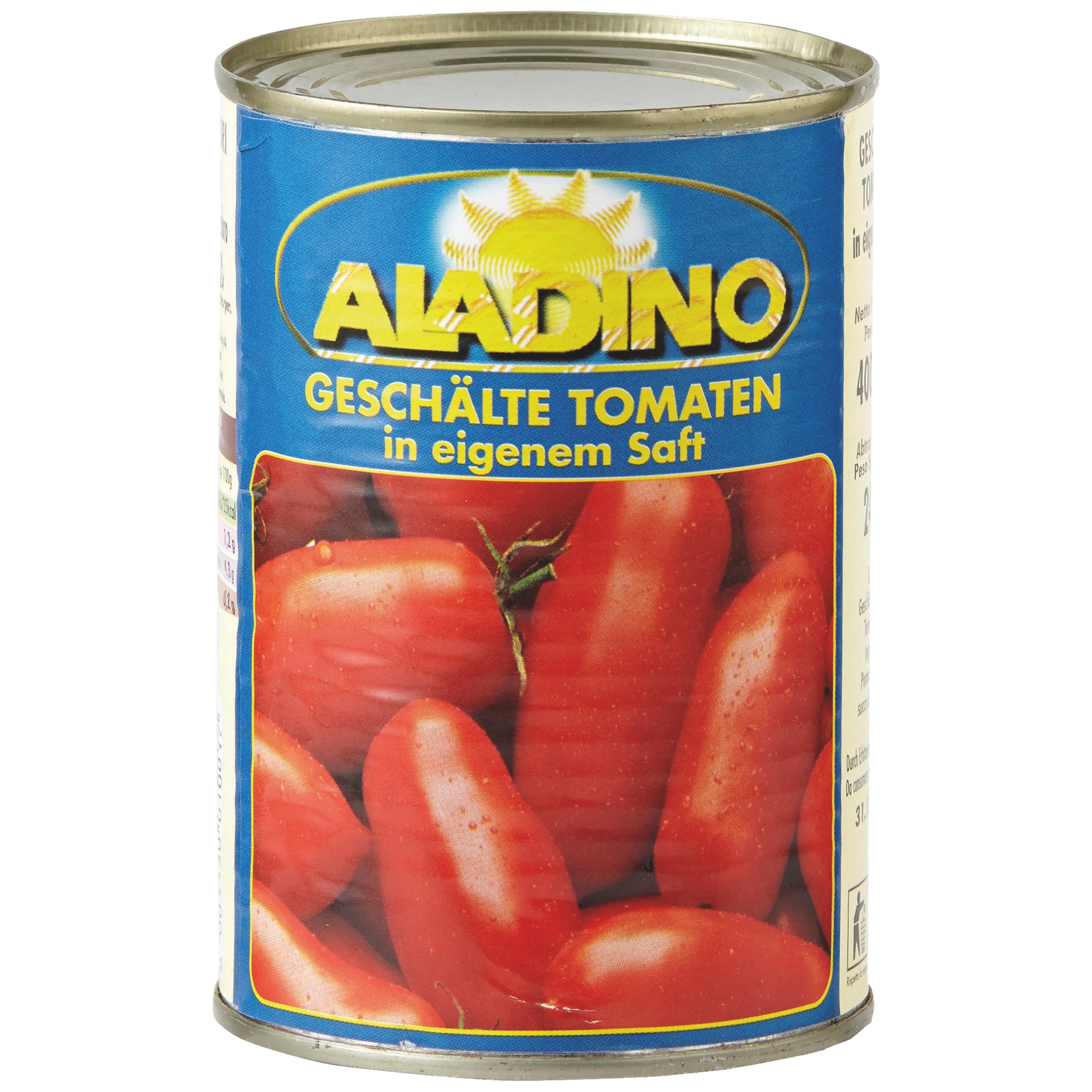 Aladino paradajky lúpané 425ml