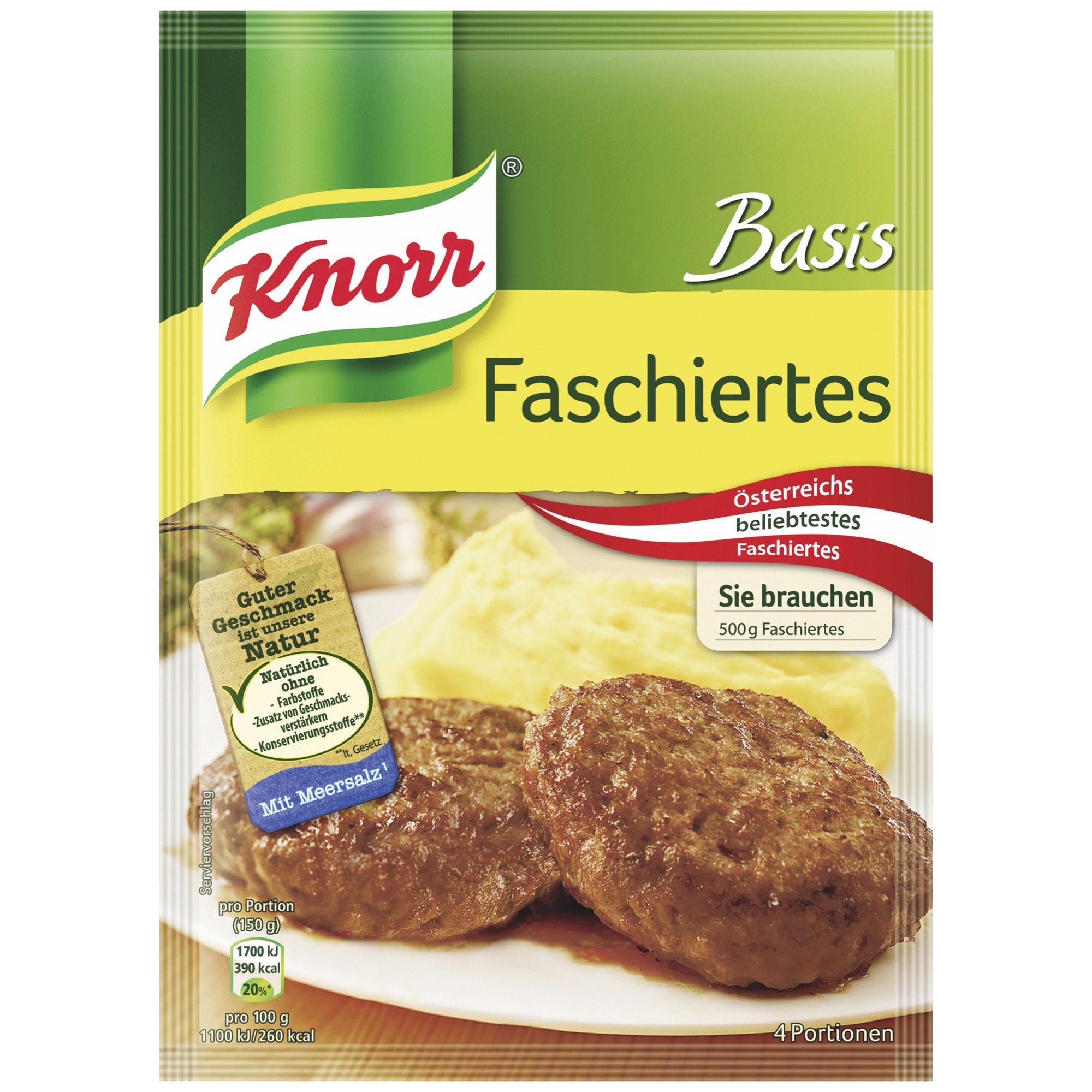 Knorr základ, fašírky