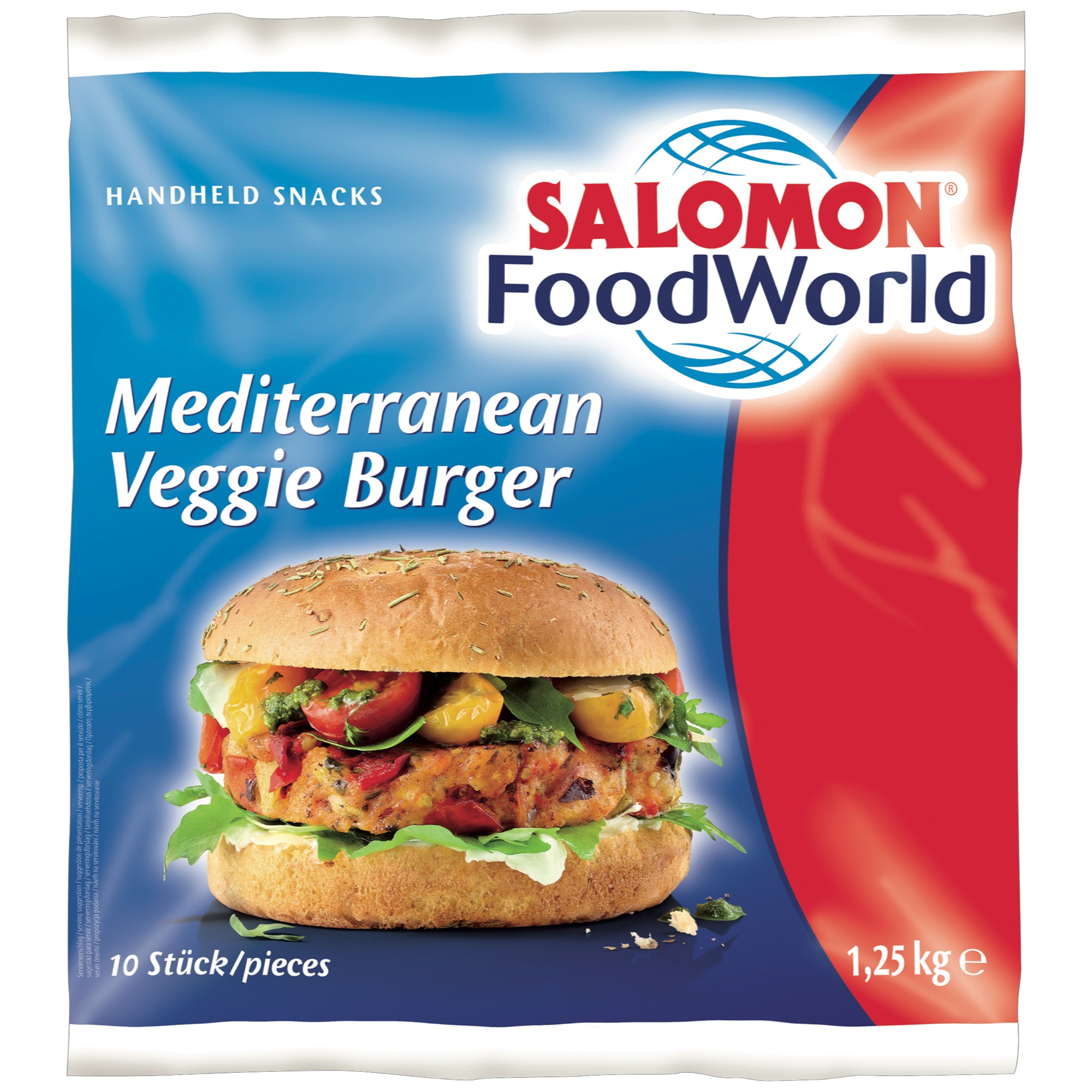 Salomon Medit. Veggie Burger mr.10x125g