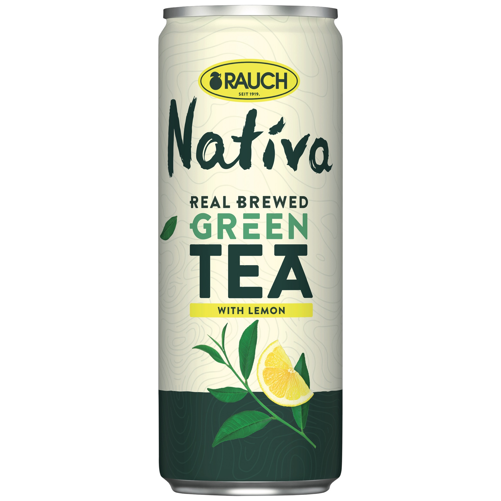 Nativa Green Tea plech. 0,33l, citrón