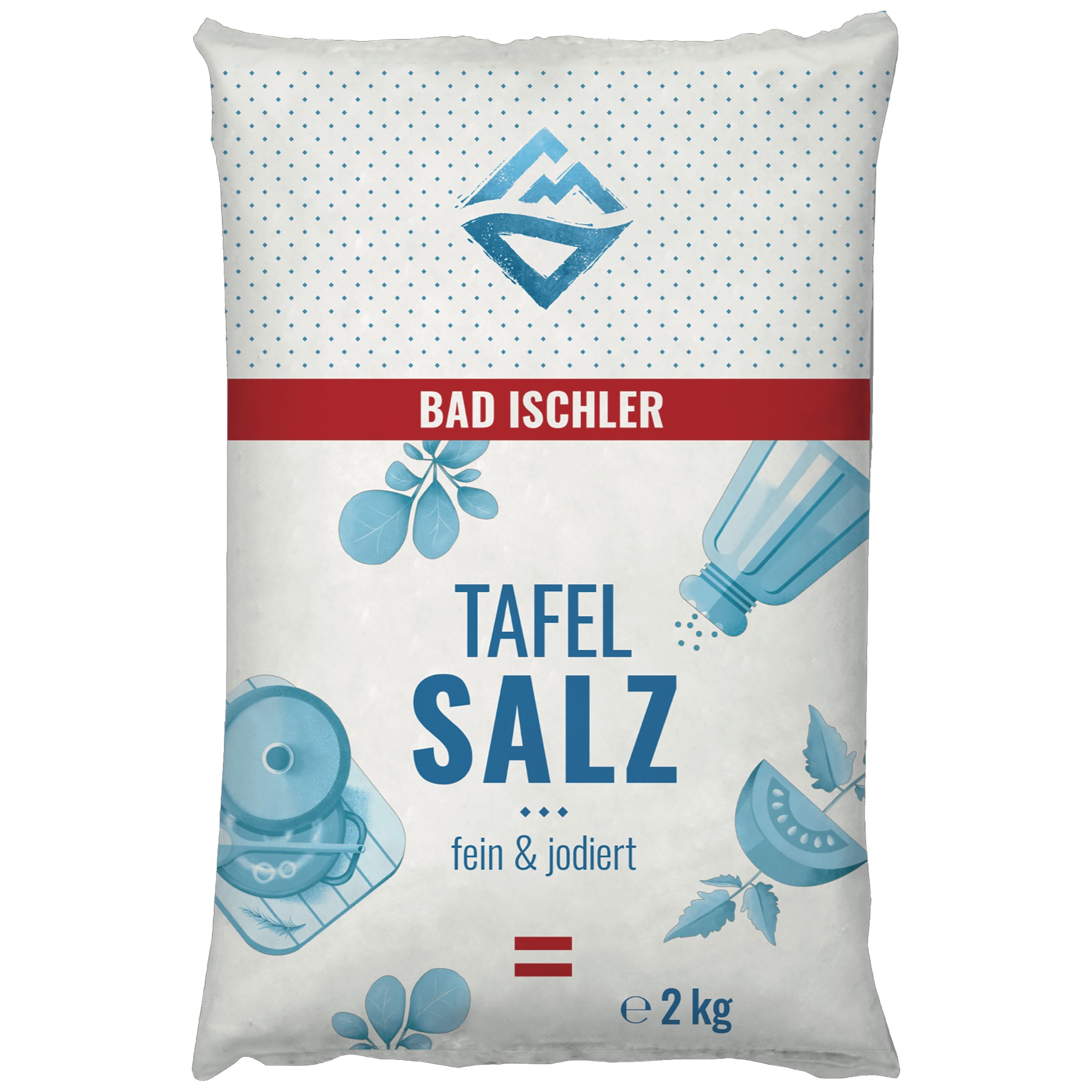 Bad Ischler soľ jemná jodidovaná 2kg