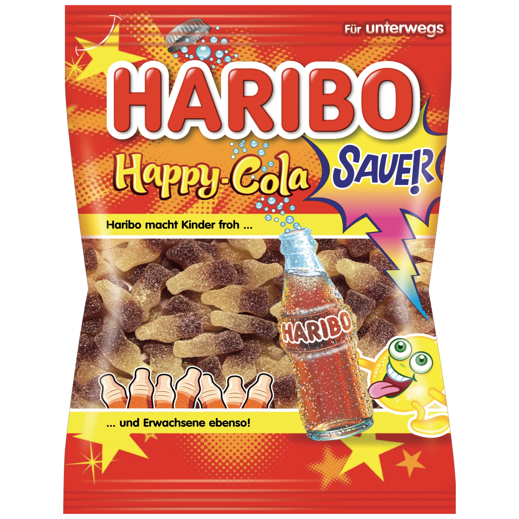 Haribo vrecko 100g Happy Cola kyslé
