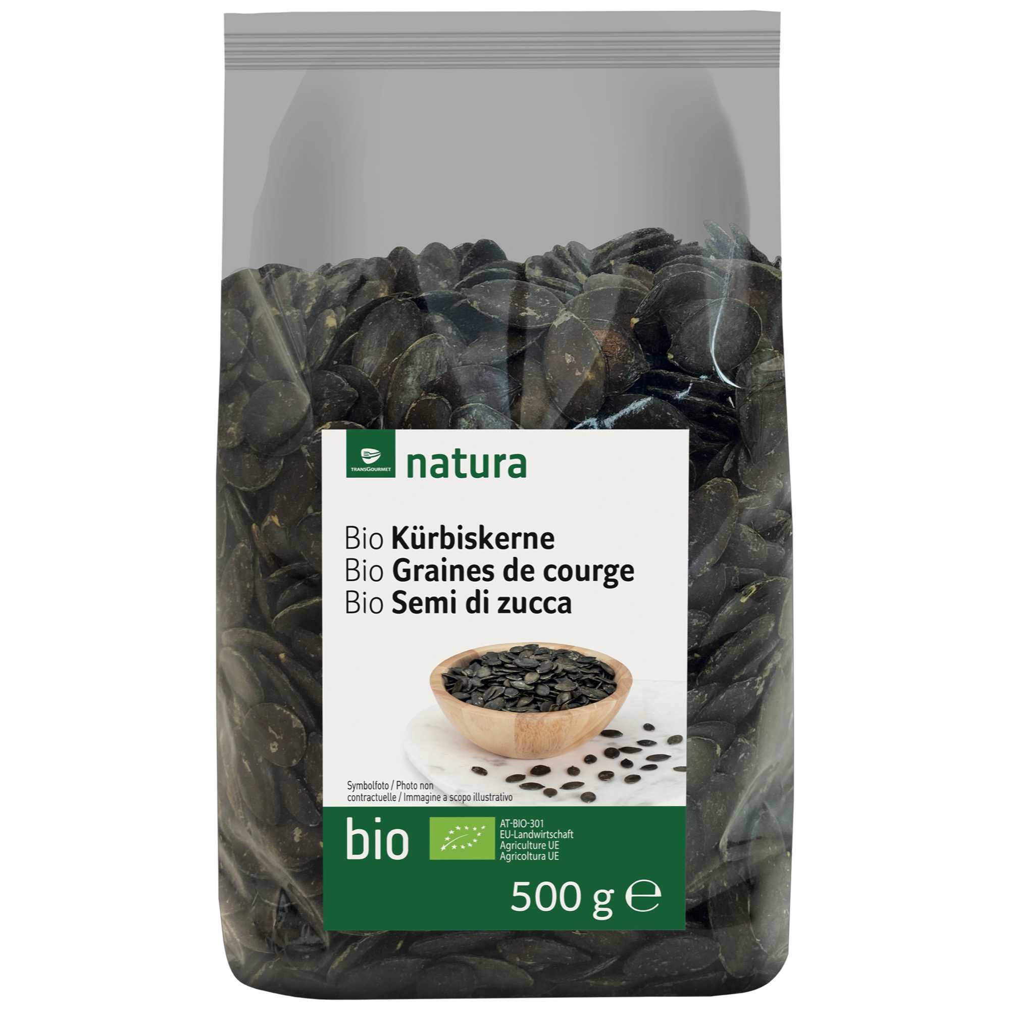 Natura Bio tekvicové jadierka 500g