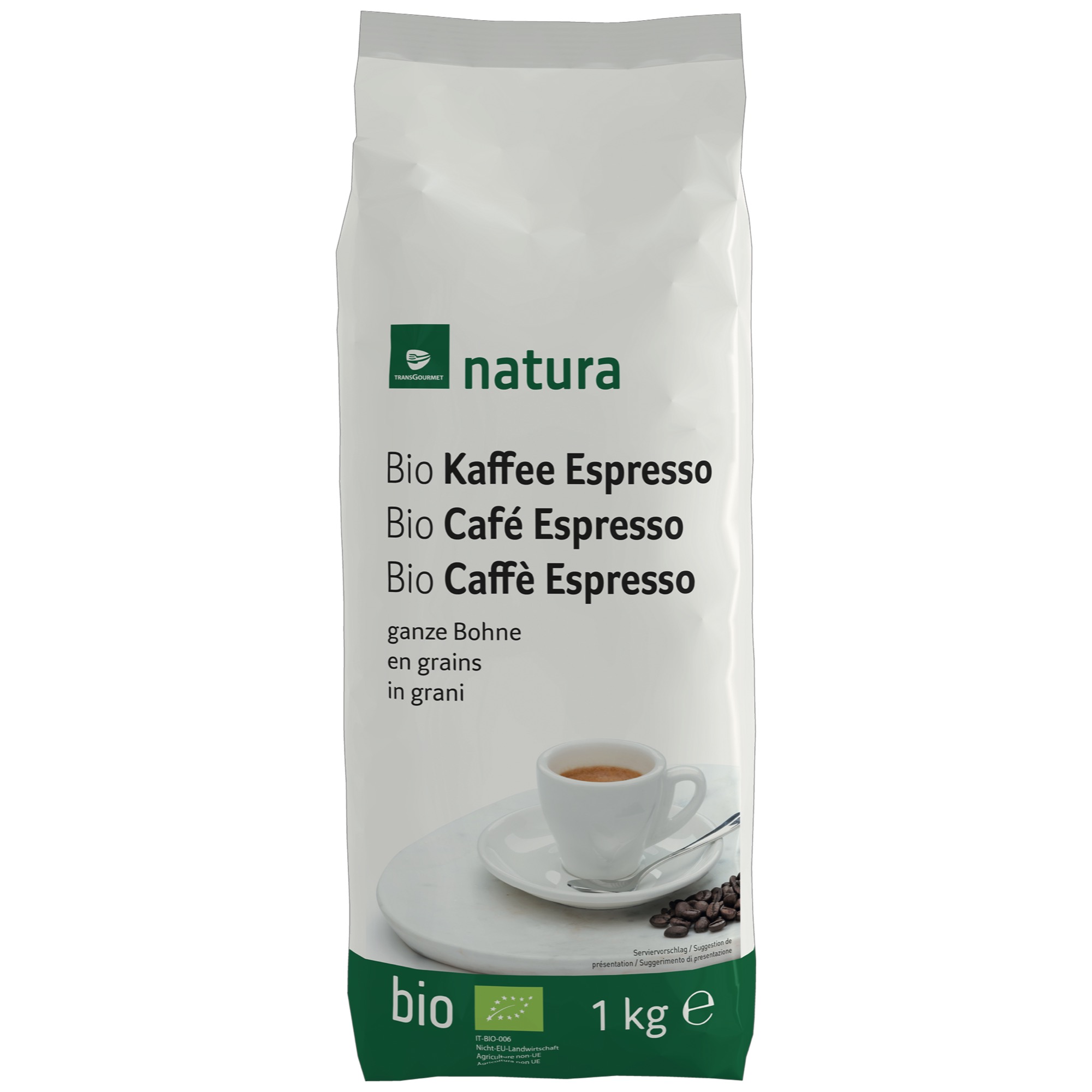 Natura Bio káva 1kg Espresso zrnková
