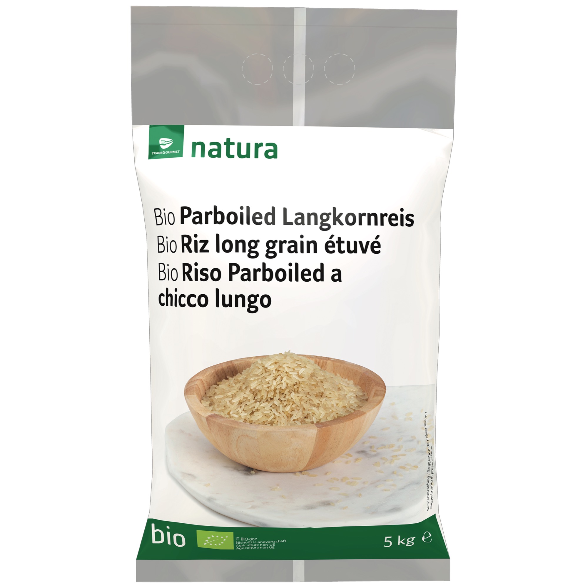 Natura Bio ryža dlhozrnná parboiled 5kg