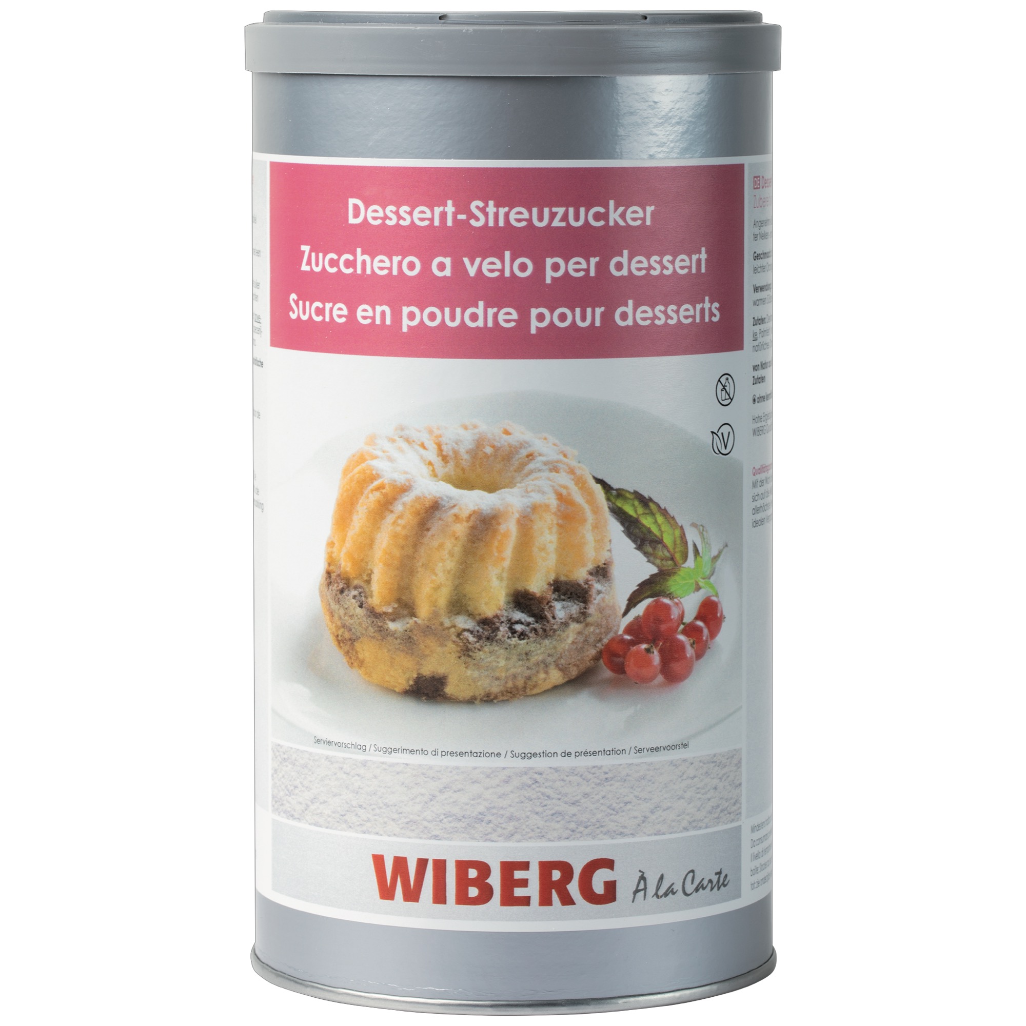 Wiberg dezert posýpk. cukor 1200ml