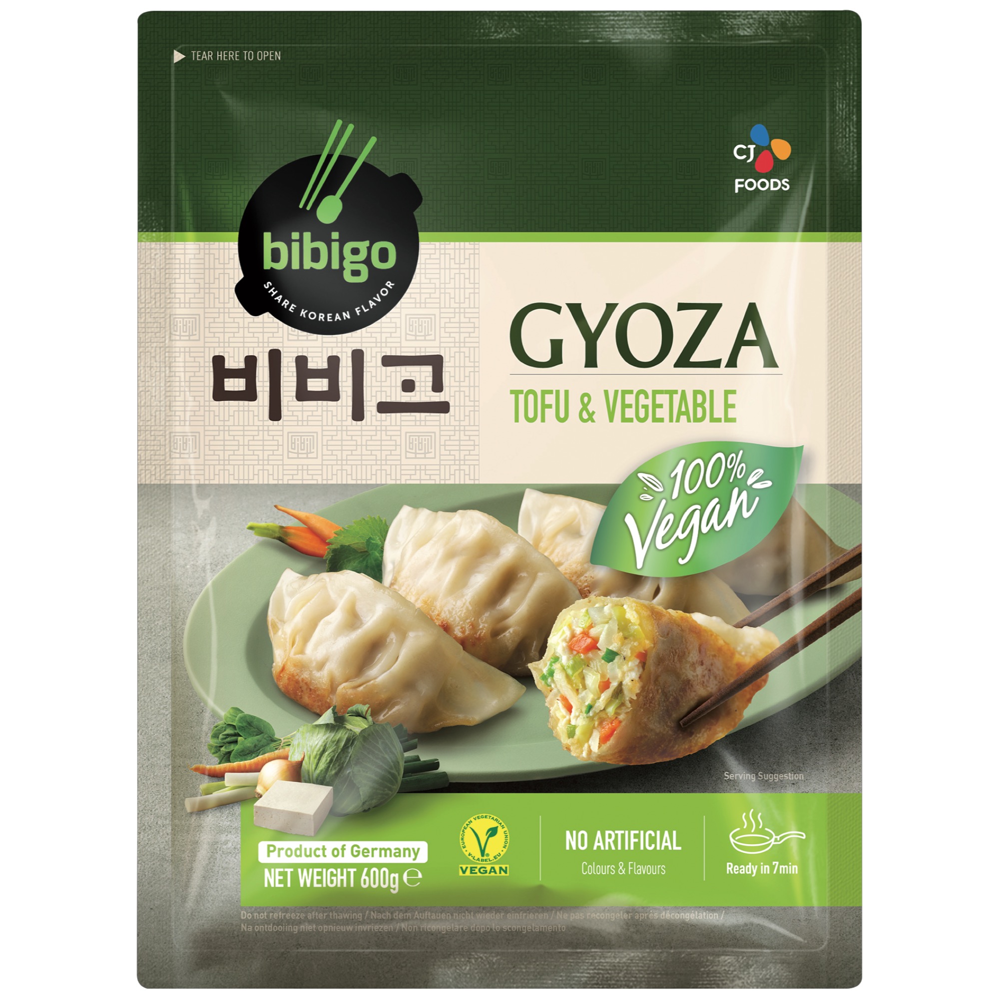 Gyoza Dumplings Tofu & Vegi mr.600g