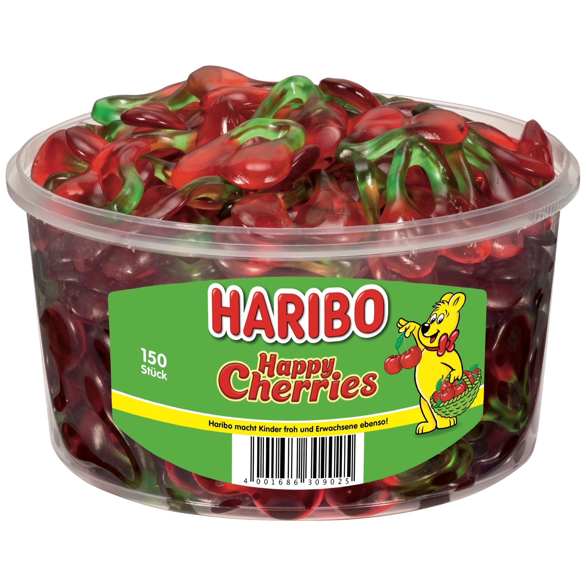 Haribo dóza 150ks Happy Cherries