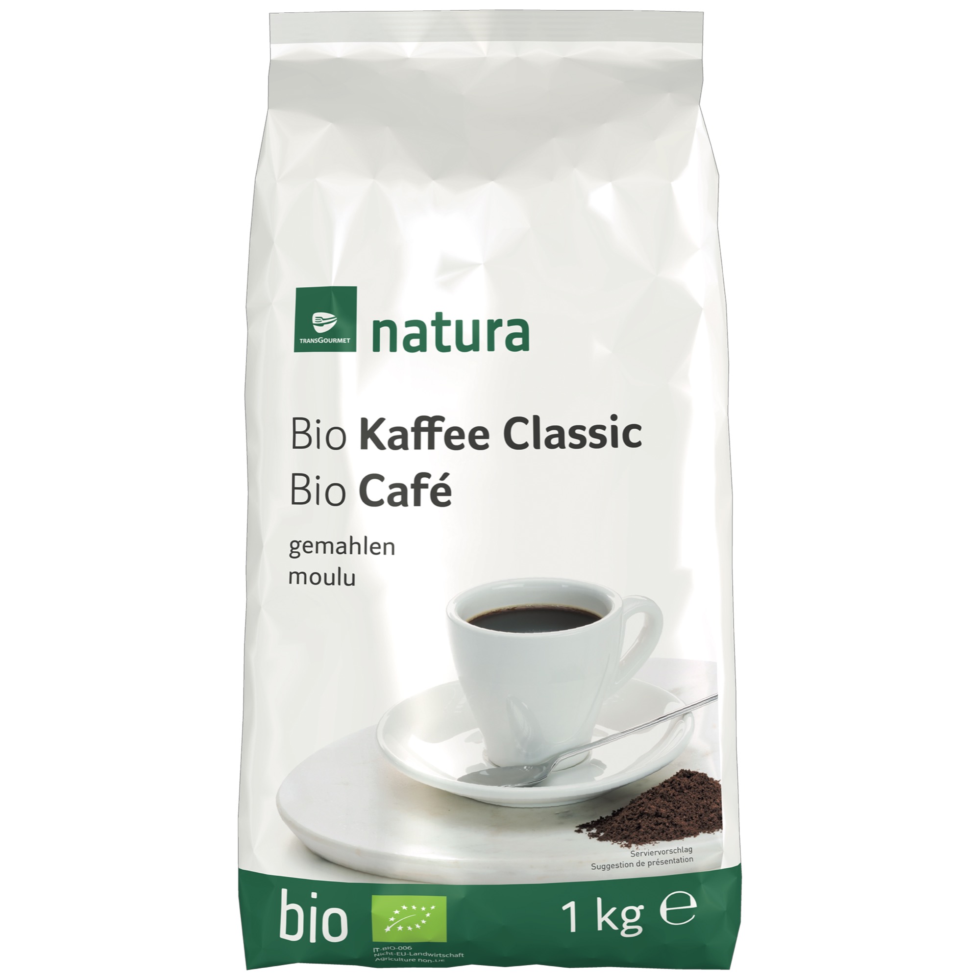 Natura Bio káva 1kg Classic mletá