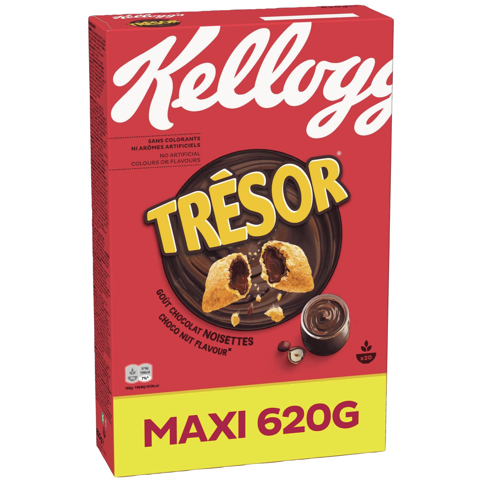 Kelloggs 620g, Tresor Choco Nut