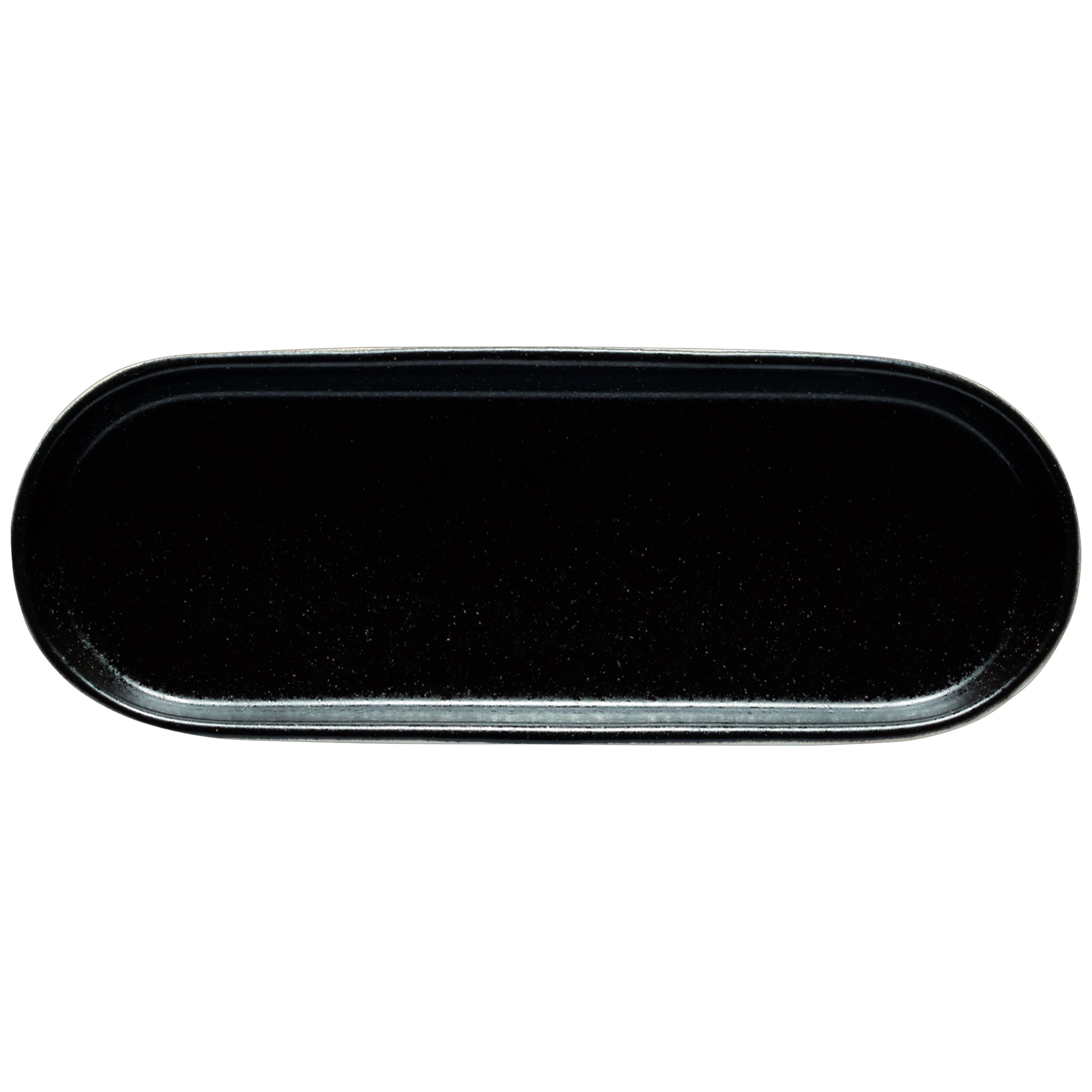 Platte Notos Black oval 25,3x9,5cm