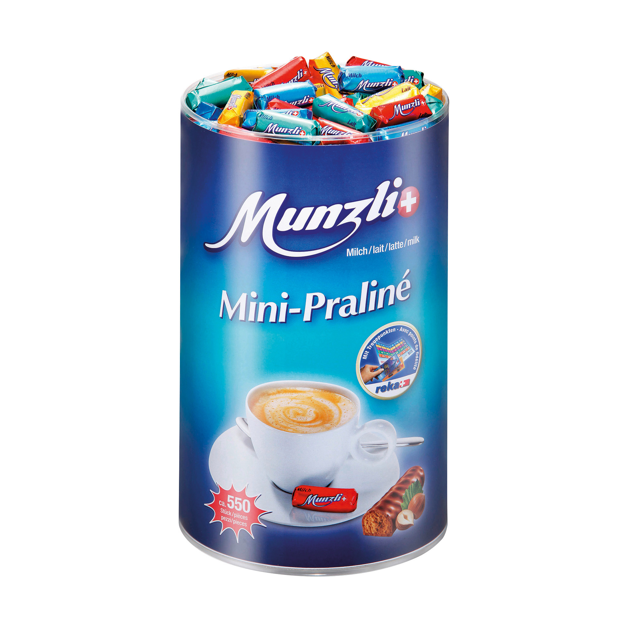 Munz Munzli Mini Pralinen Milch 550Stk