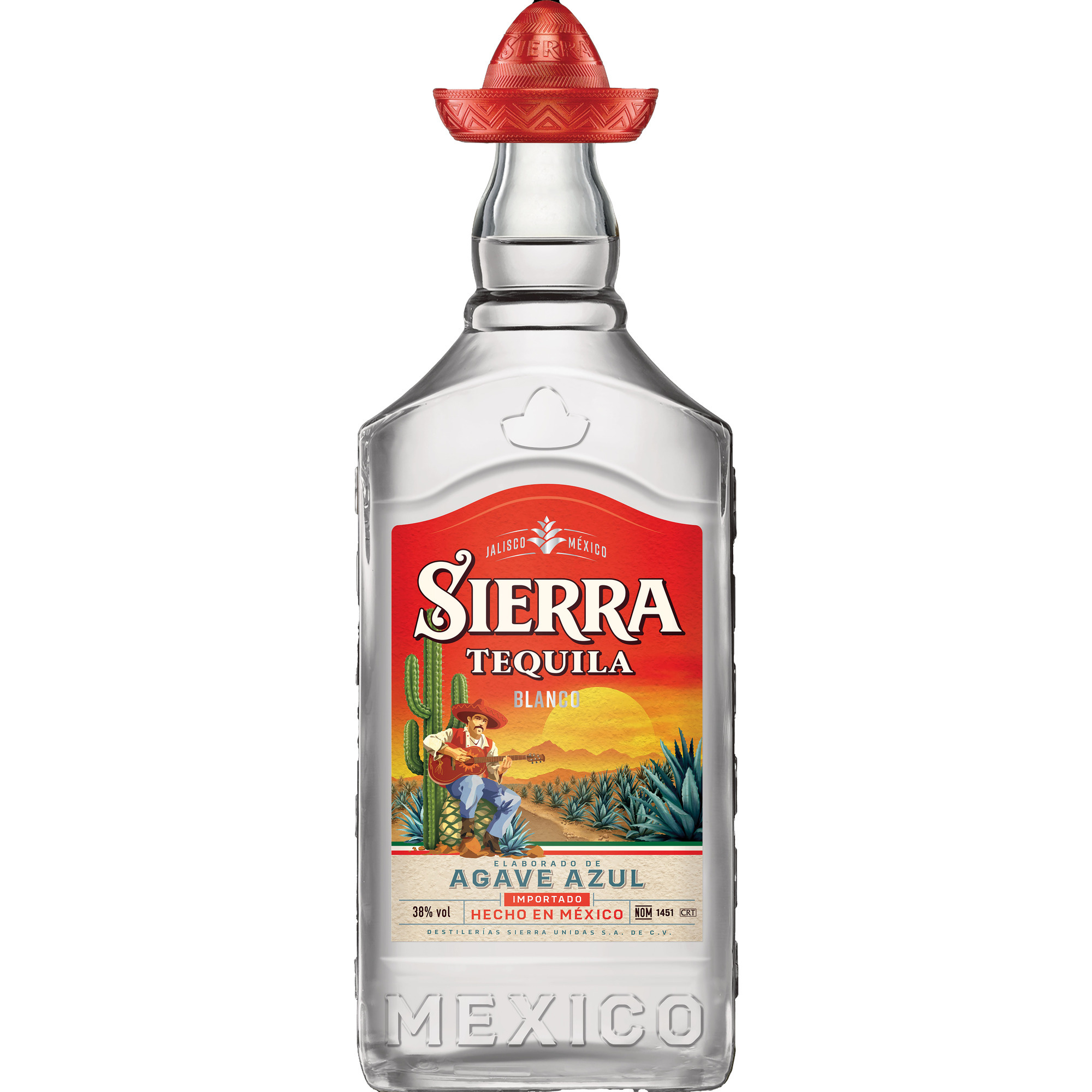 Sierra Tequila 38 %0,7l, Blanco