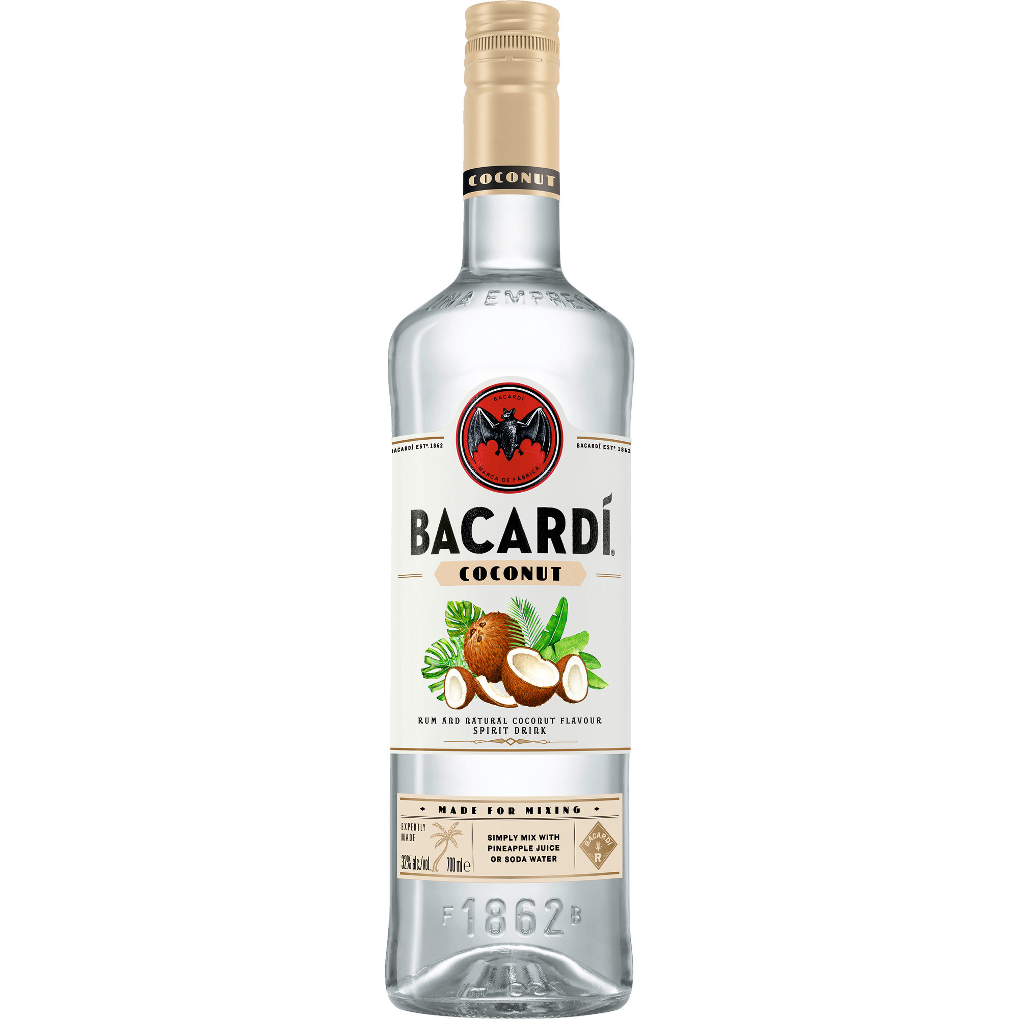 Bacardi 0,7l, Coconut