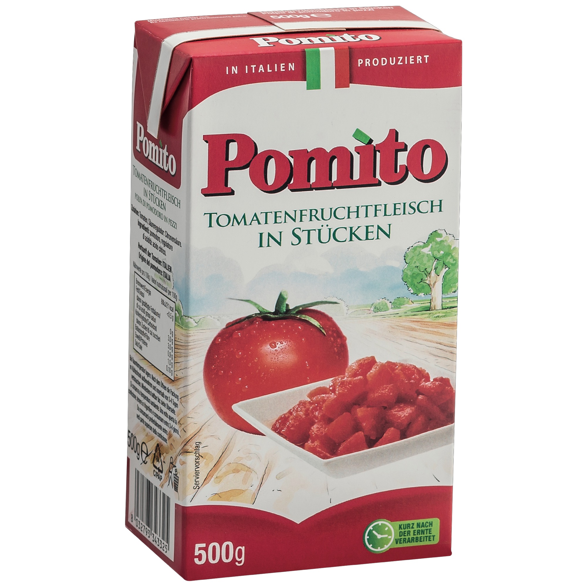 Pomito paradajky krájané 500g