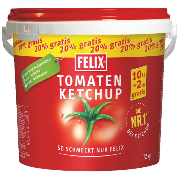 Felix kečup 10+2kg gratis