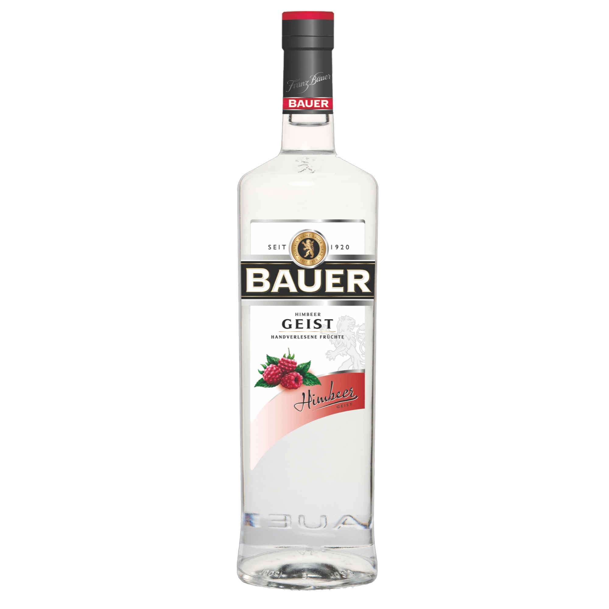 Bauer malinový destilát 38% 1l