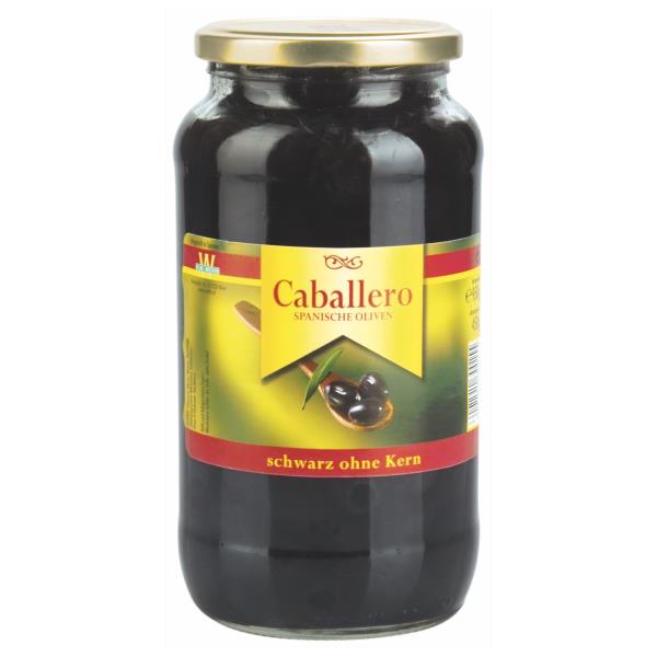 Caball. olivy čierne bezk. 340/360 935g