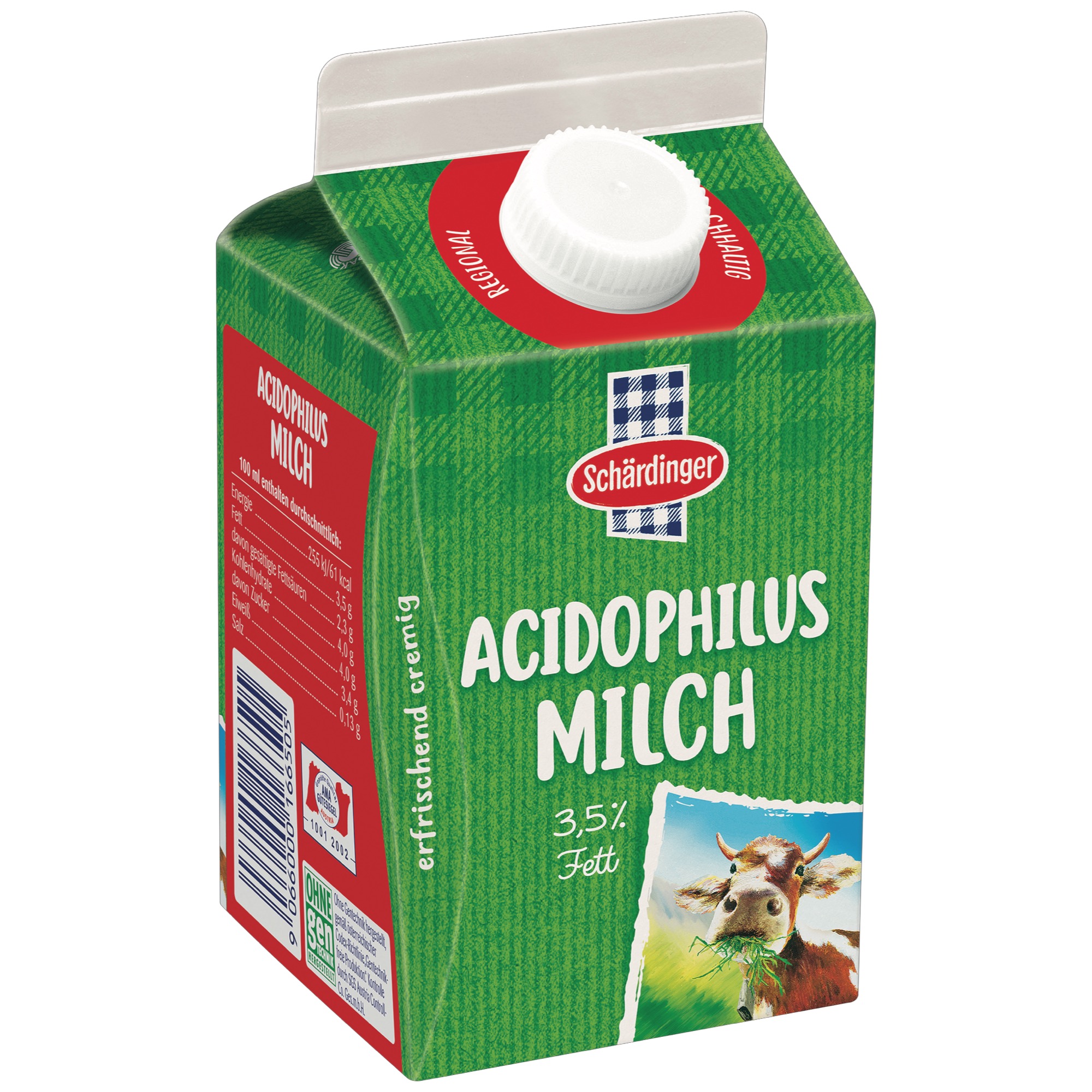Schärd. Acidophilusmilch 3,5% 0,5l