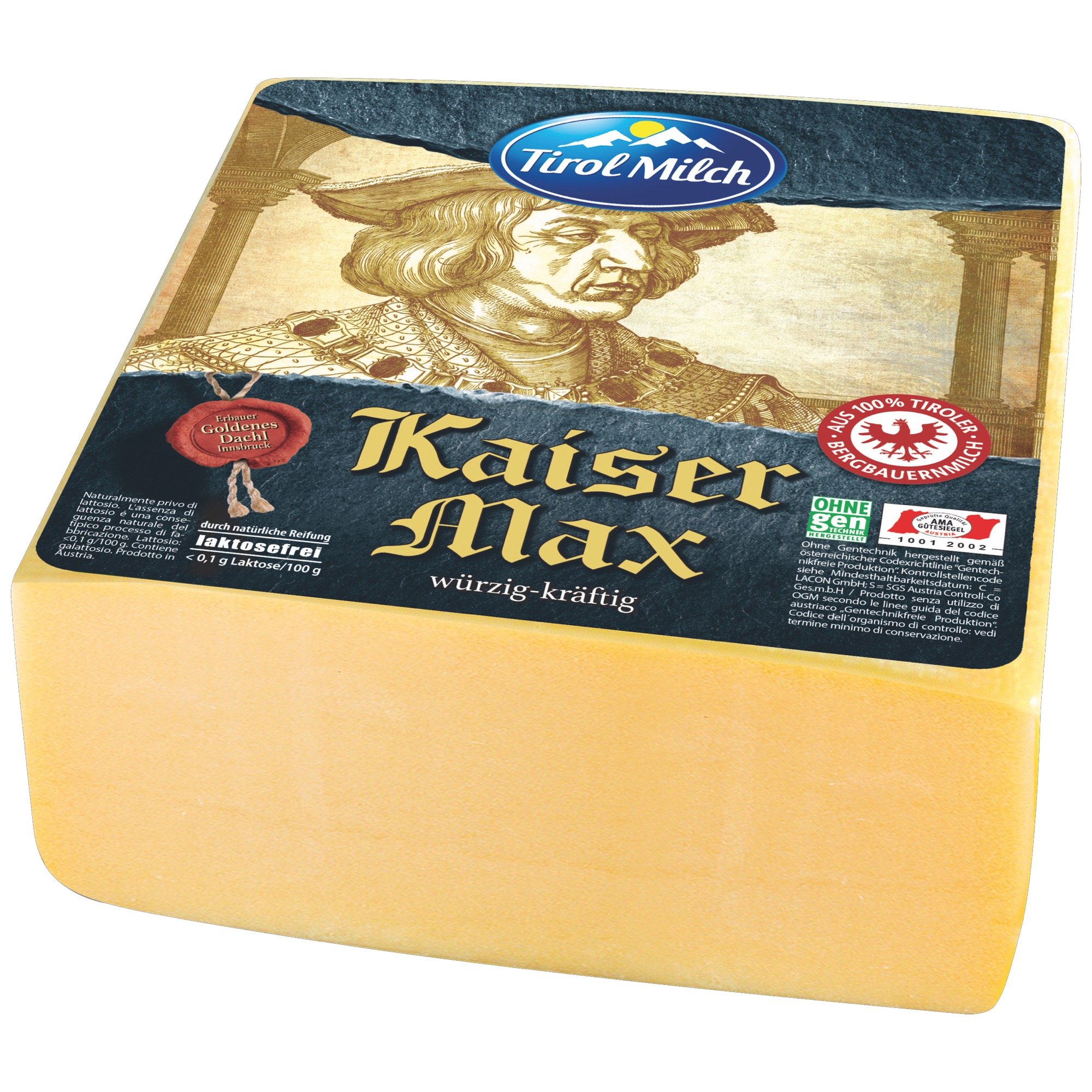 TirolMilch syr Kaiser Max 55% cca.2,5kg