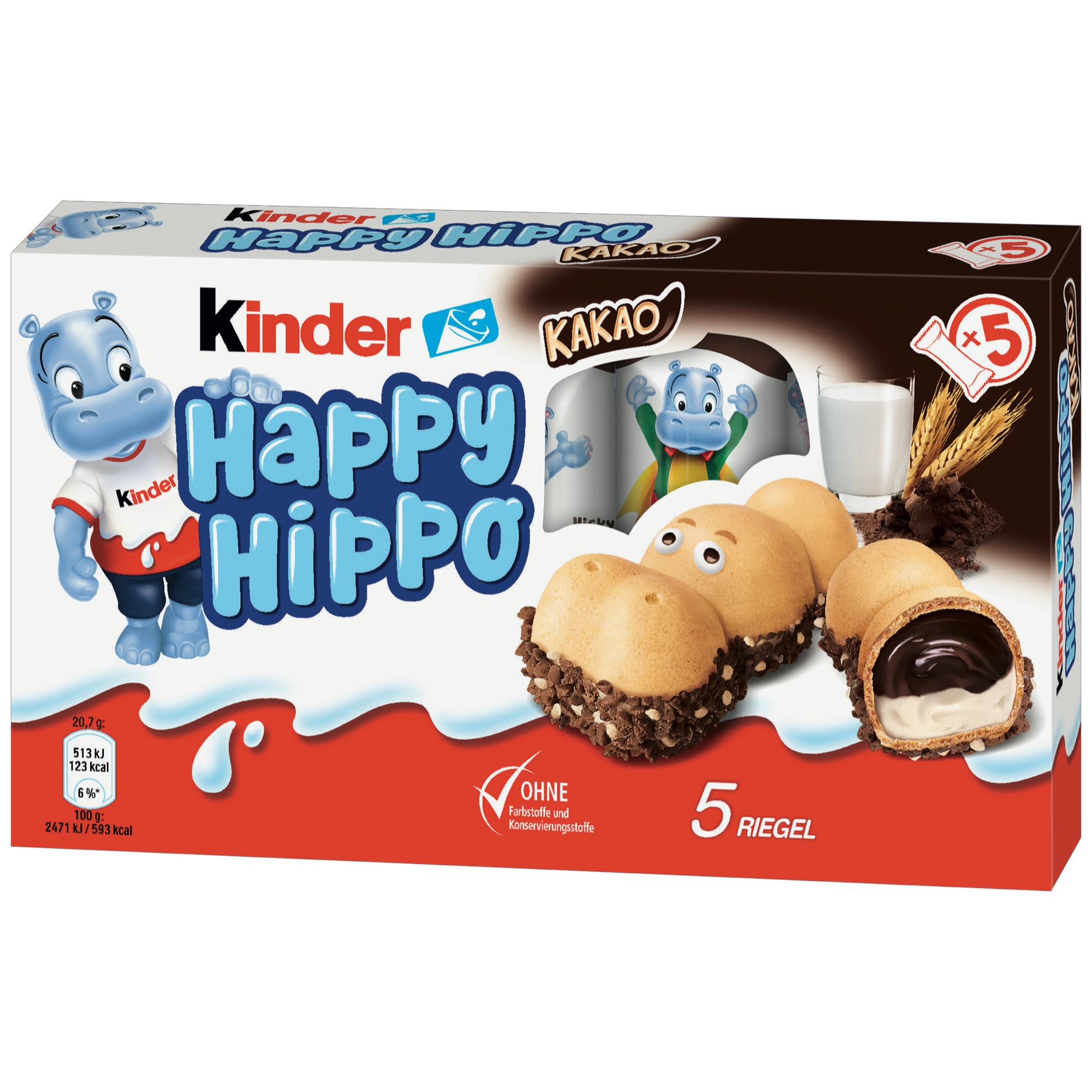 Kinder Happy Hippo Cacao T5 103,5g