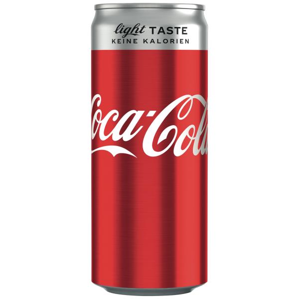 Coca Cola light plechovka 0,33l