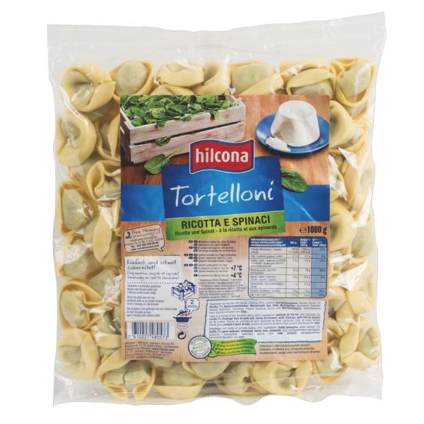 Hilcona tortellini ricotta/špenát 1kg