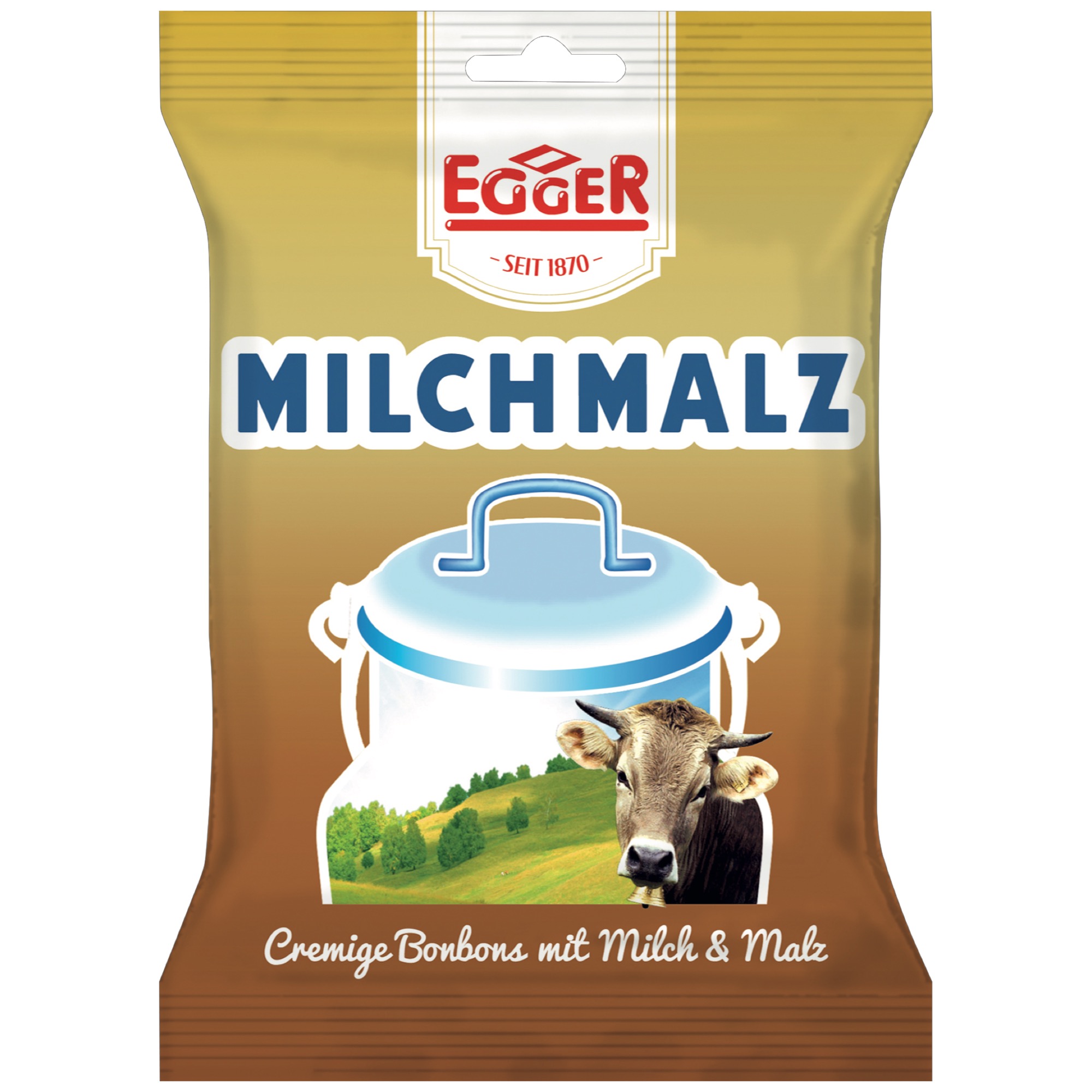 Egger Milchmalz bonbóny 150g