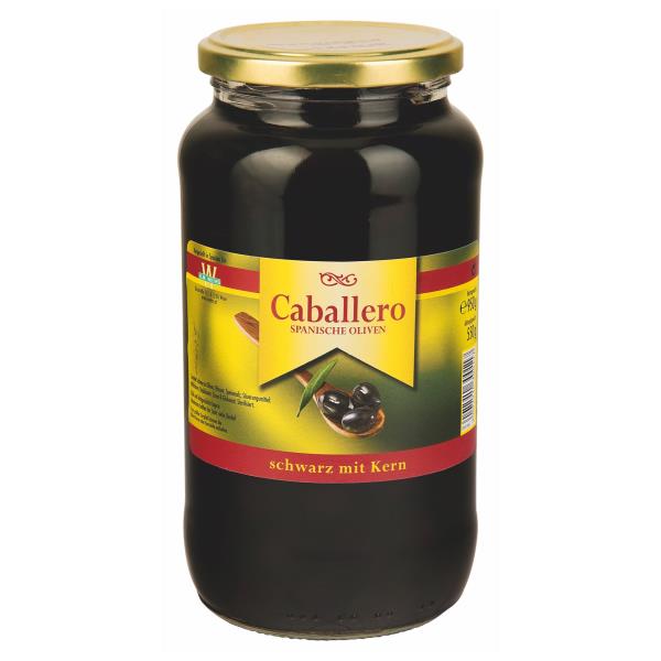 Caball. olivy čierne kôst. 340/360 935g