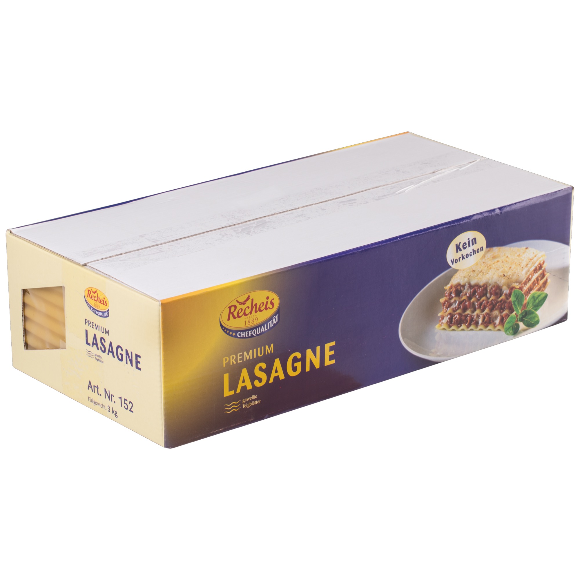 Recheis Lasagne 3kg, žlté