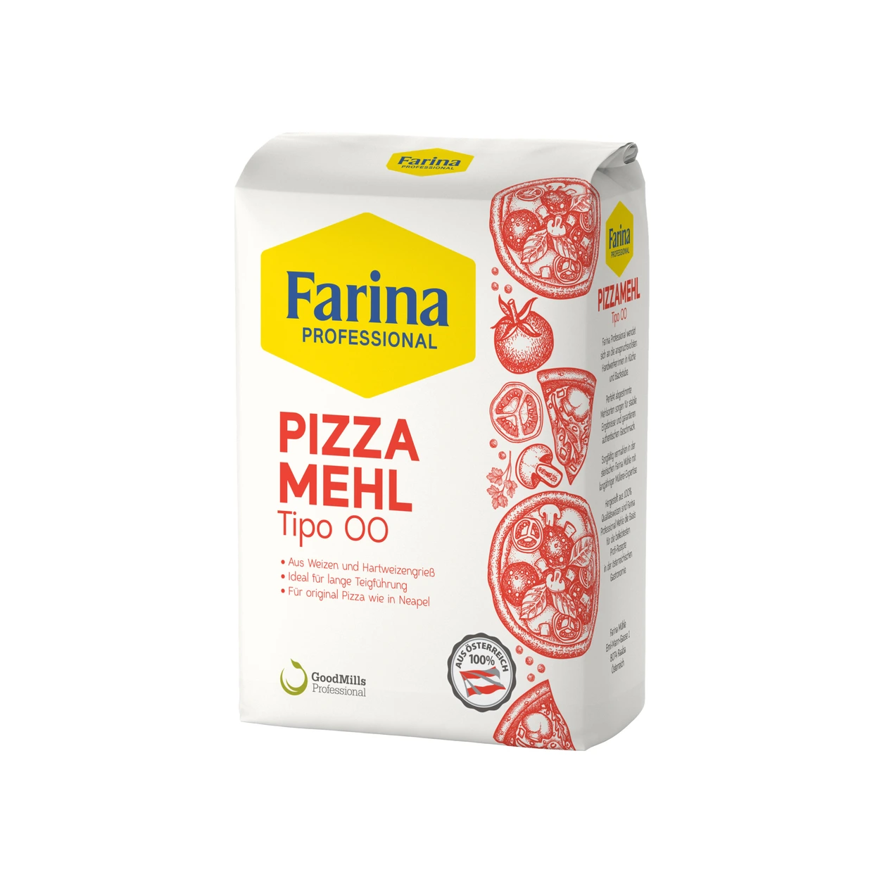 Farina Prof. Pizza múka čer. T00 2,5kg