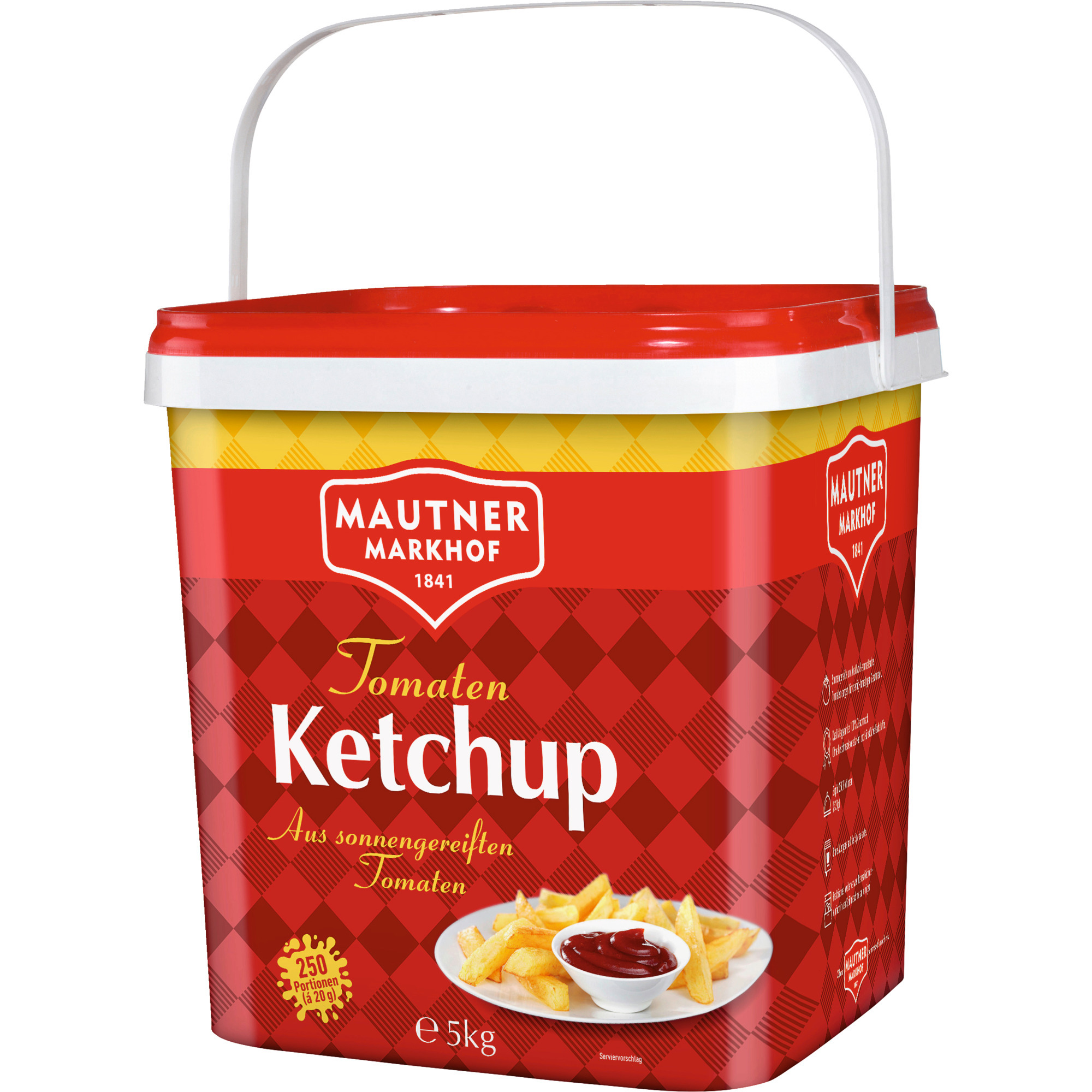 Mautner kečup jemný vedro 5kg