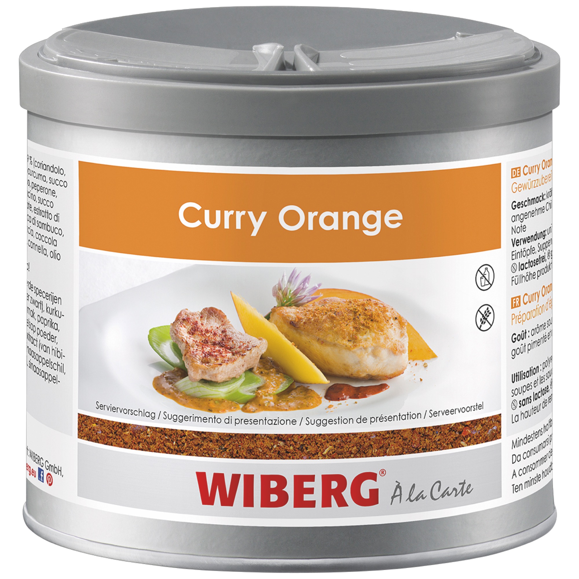 Wiberg Curry Orange s praž.kor. 470ml
