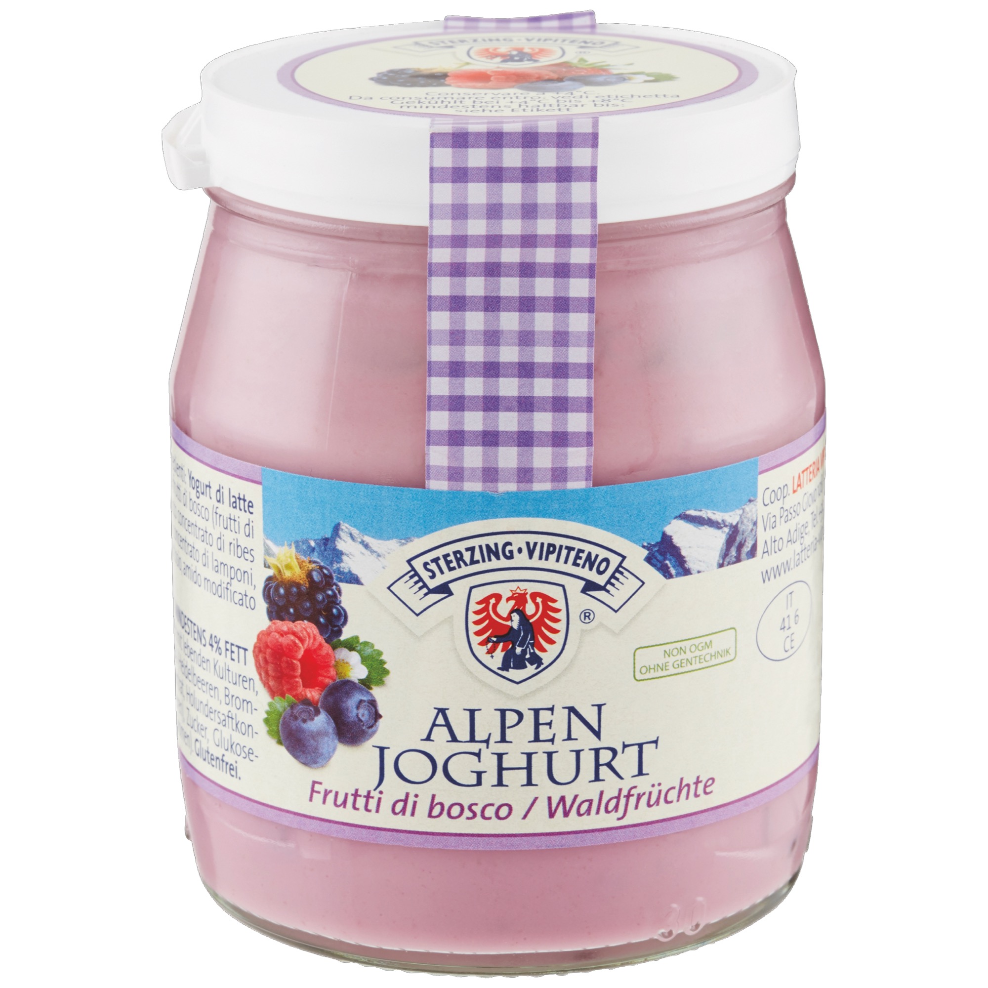 Sterzing alpský jogurt 150g lesné ovocie