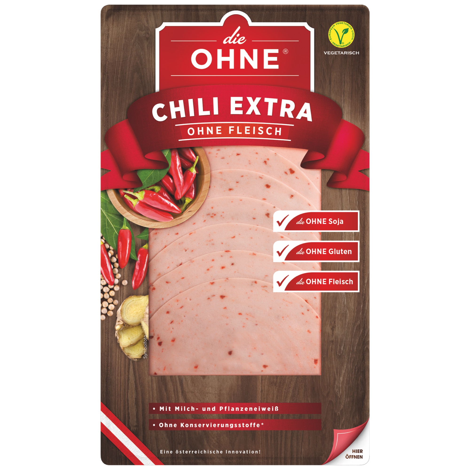 Landhof Chili Extra ohne Fleisch 80g