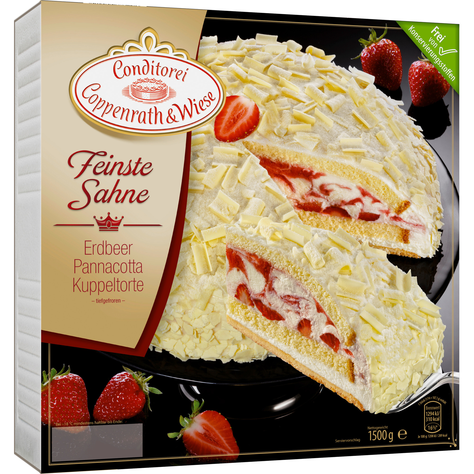 C&W FT Erdbeer Pannac. Kuppelt. TK 1,5kg