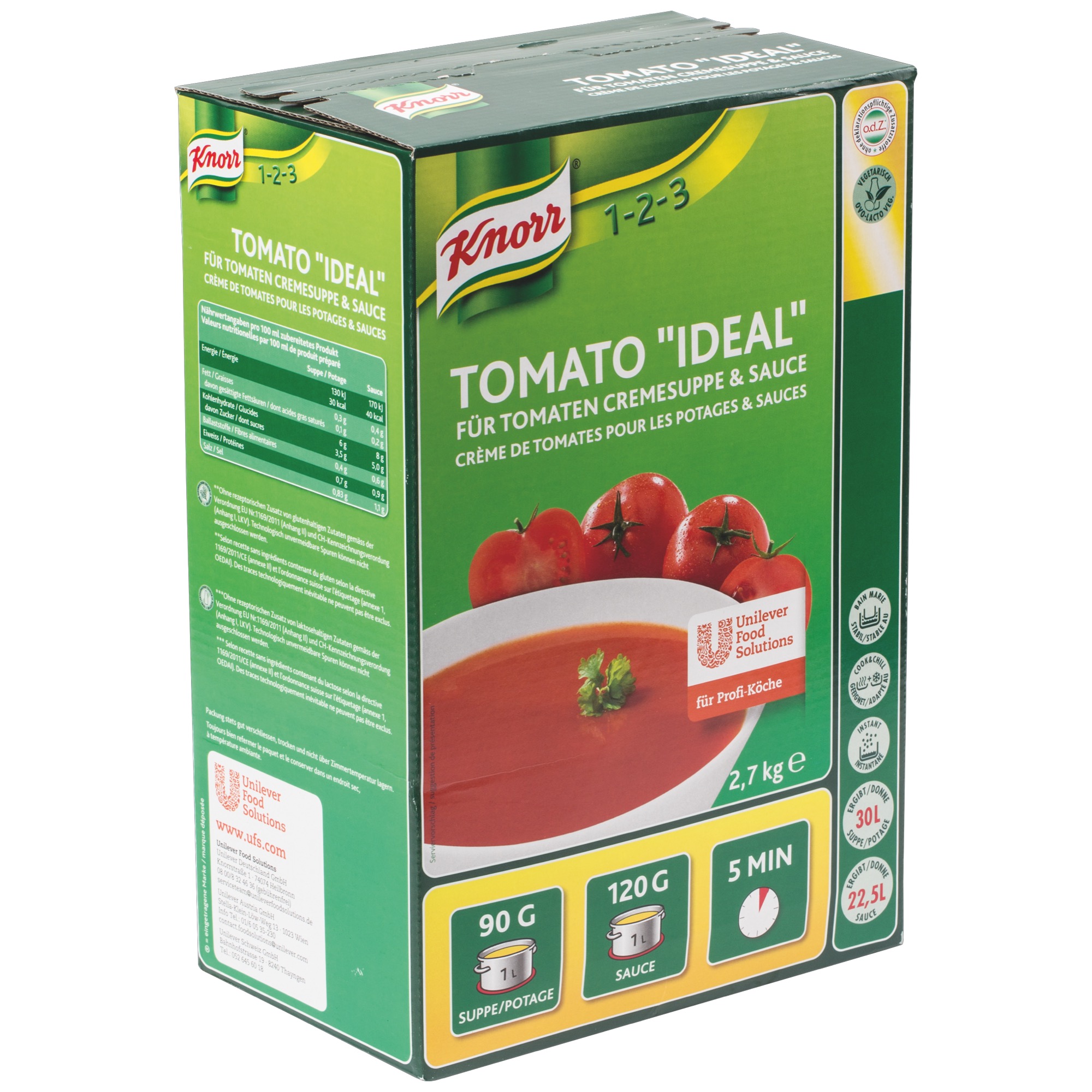 Knorr Tomato Ideal krém.polievka 2,7kg