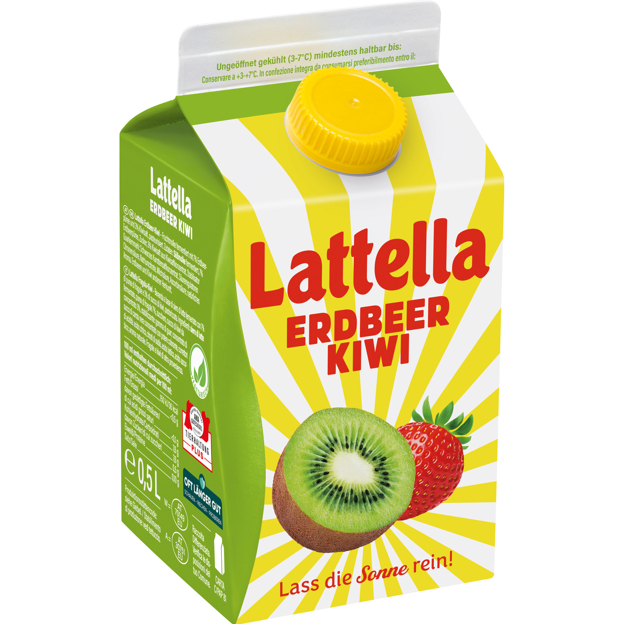 Lattella Molkedr. 500ml, Erdb/Kiw