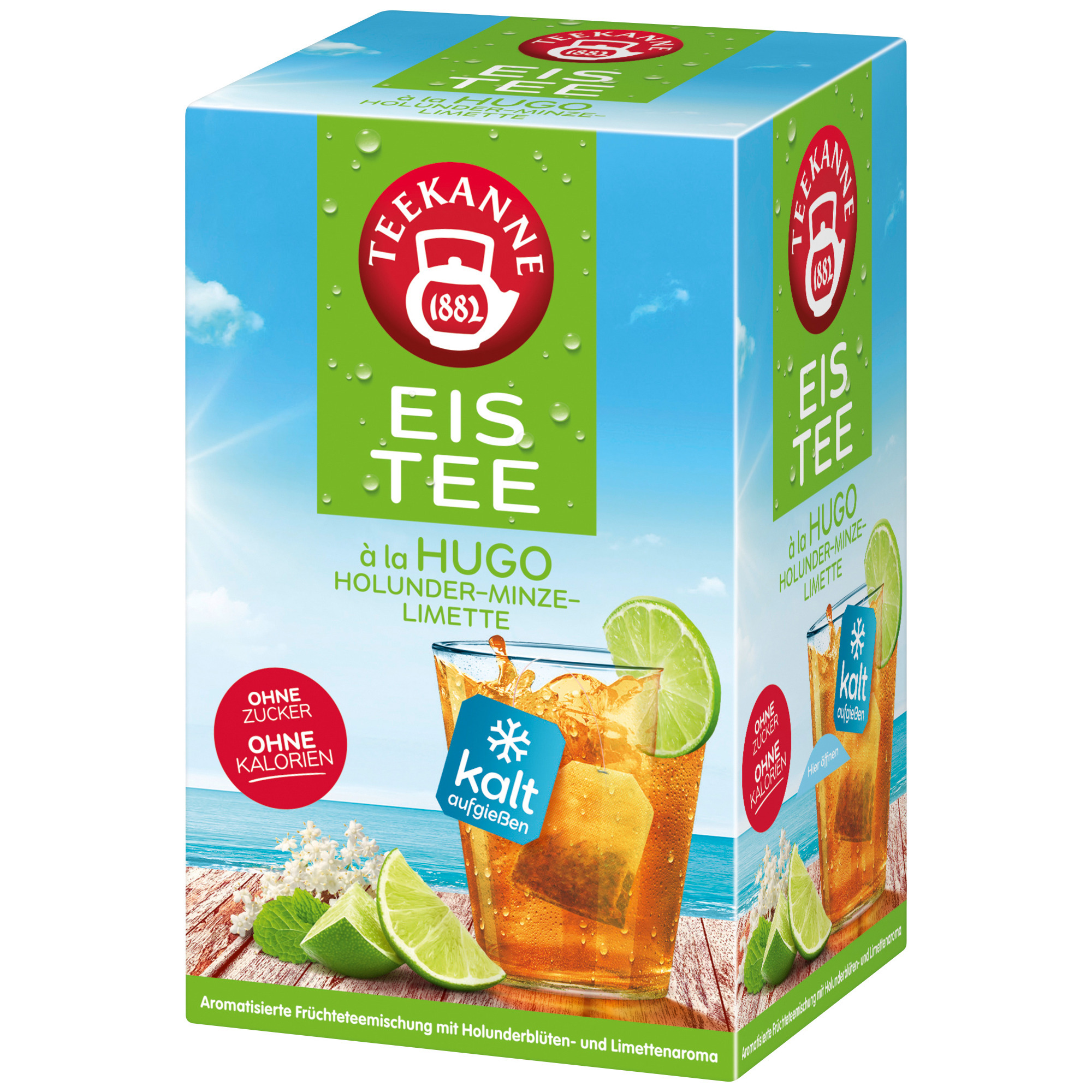 Teekanne Cool Sen. 18er, a la Hugo