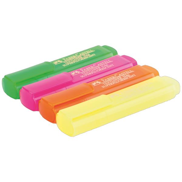 Faber C. zvýrazňovače farebné 4ks